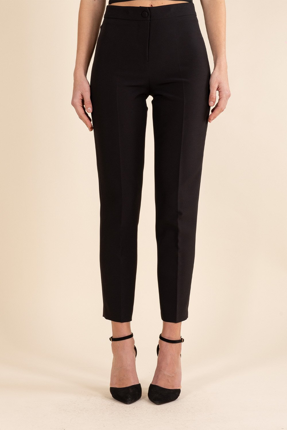 Classic Cigarette Pants in Black
