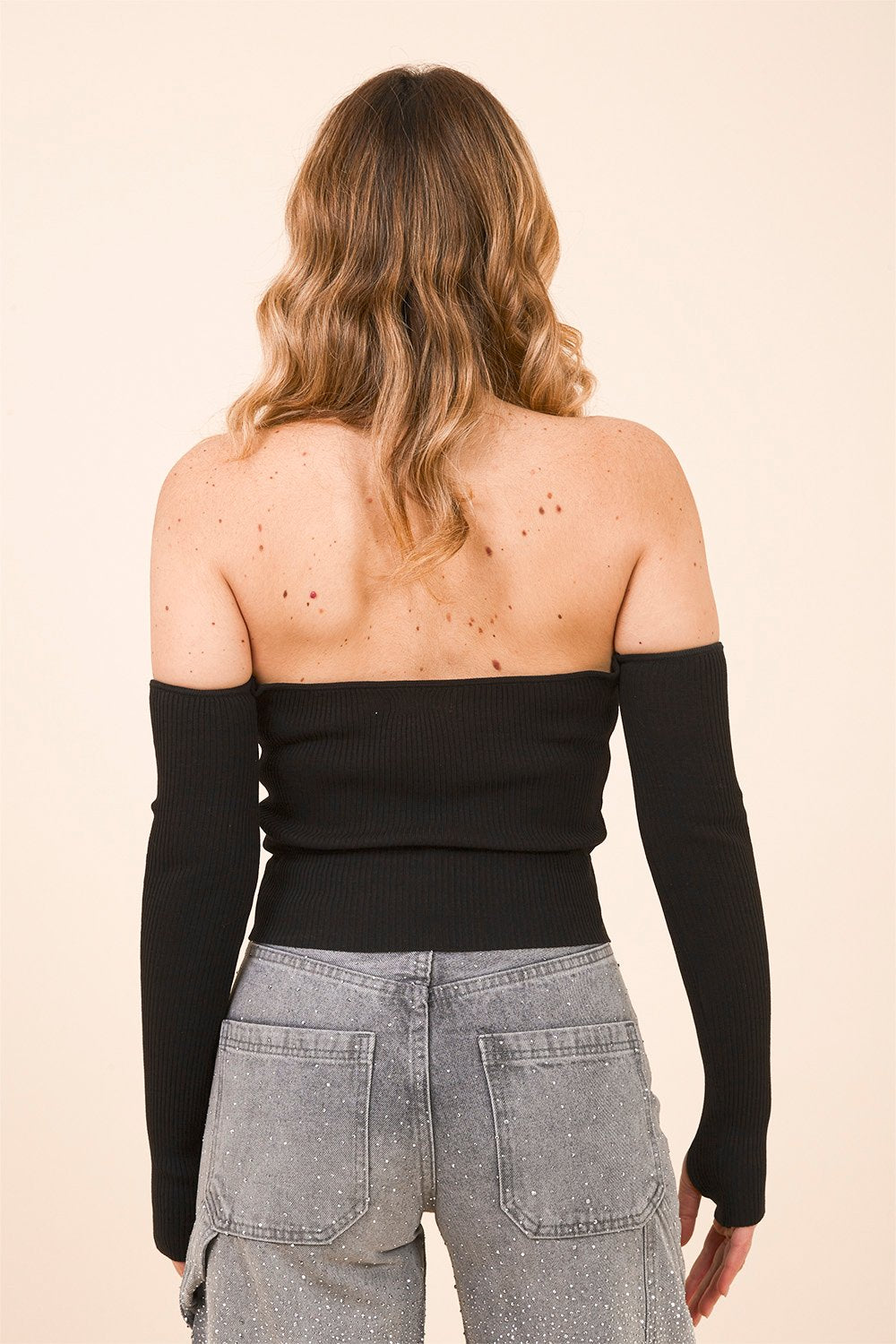 Sweetheart Neckline Sweater