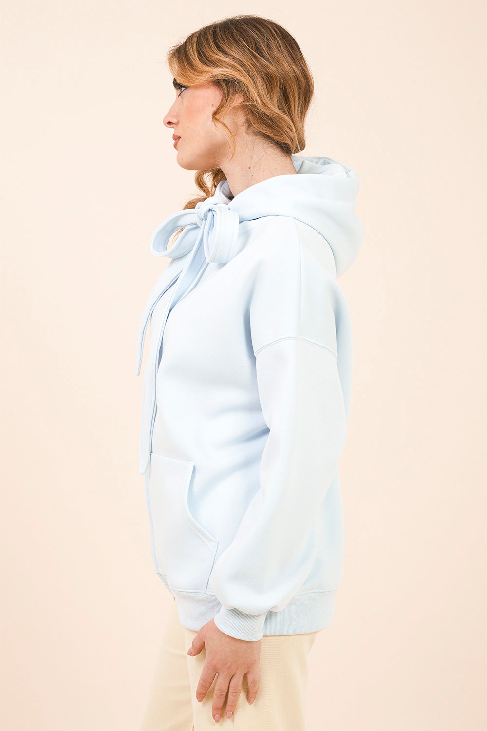 Felpa Oversize con Fiocco