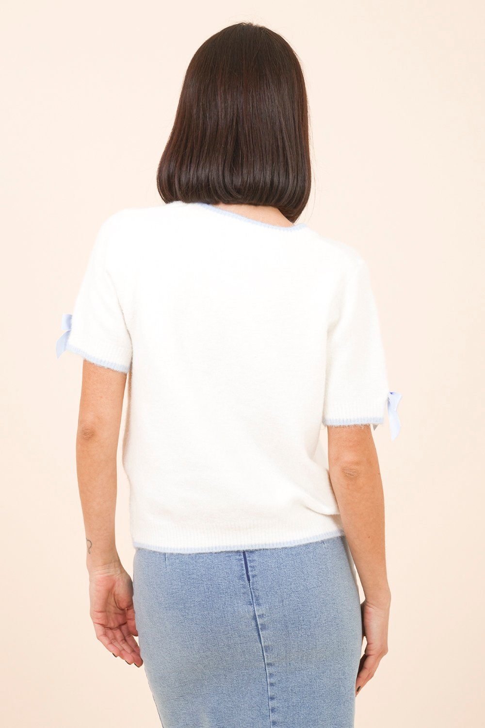 Maglioncino Morbido a Manica Corta