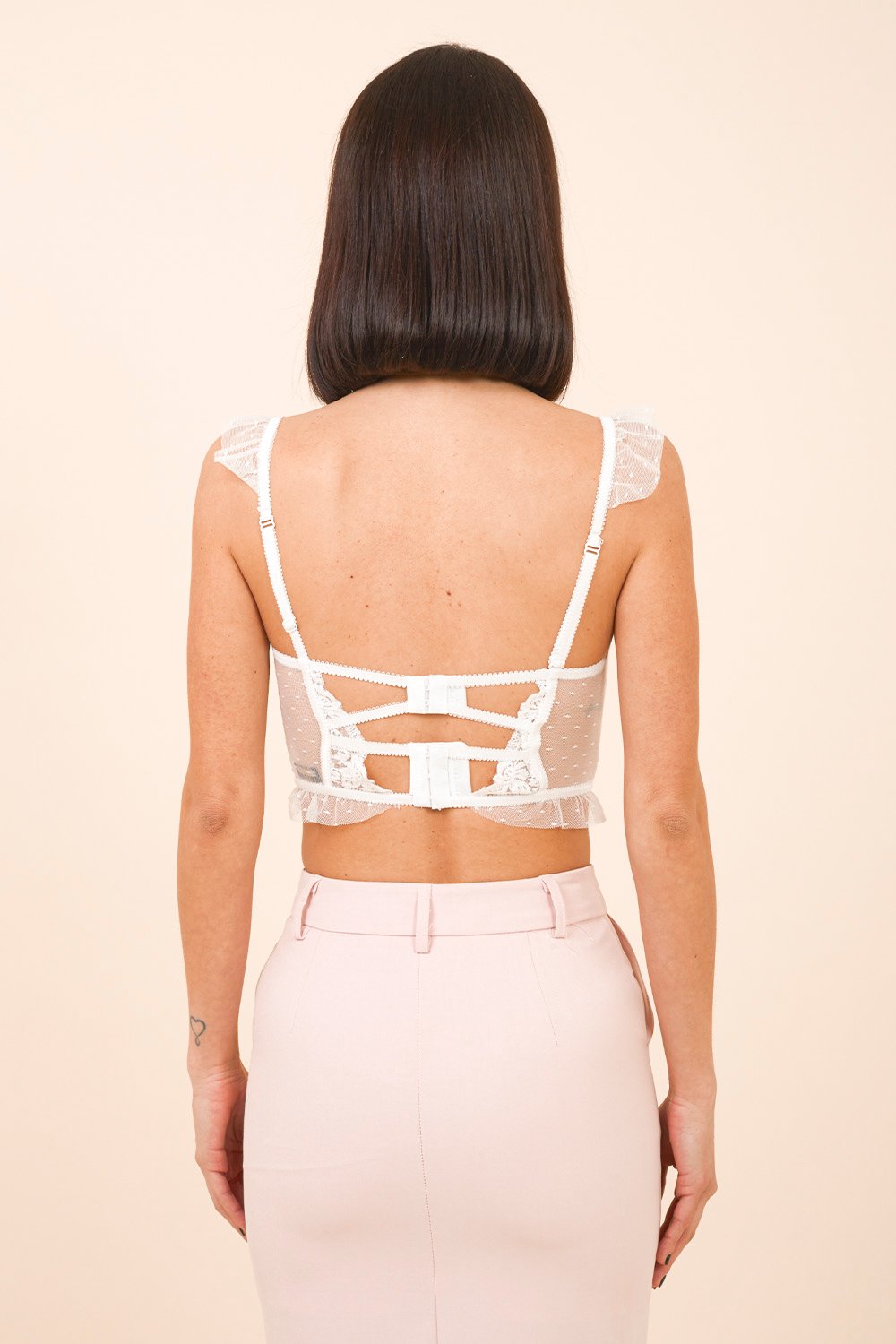 Bralette Romantica Corta In pizzo