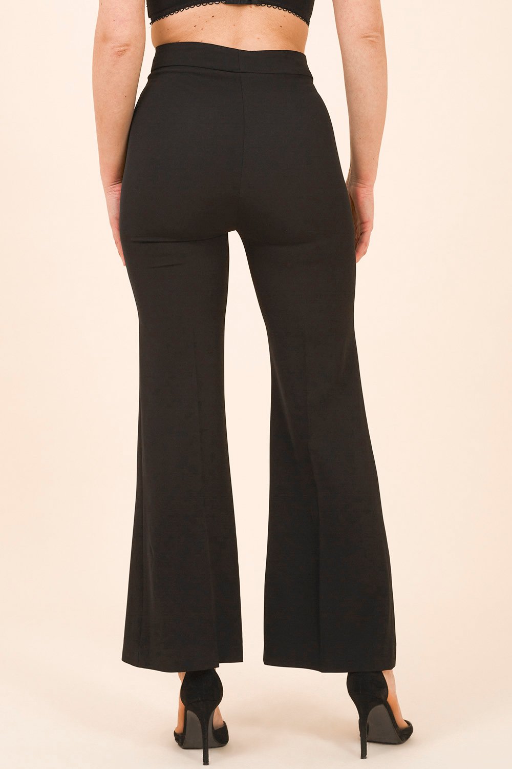 Double Breasted Crepe Suit with Black Satin Lapel