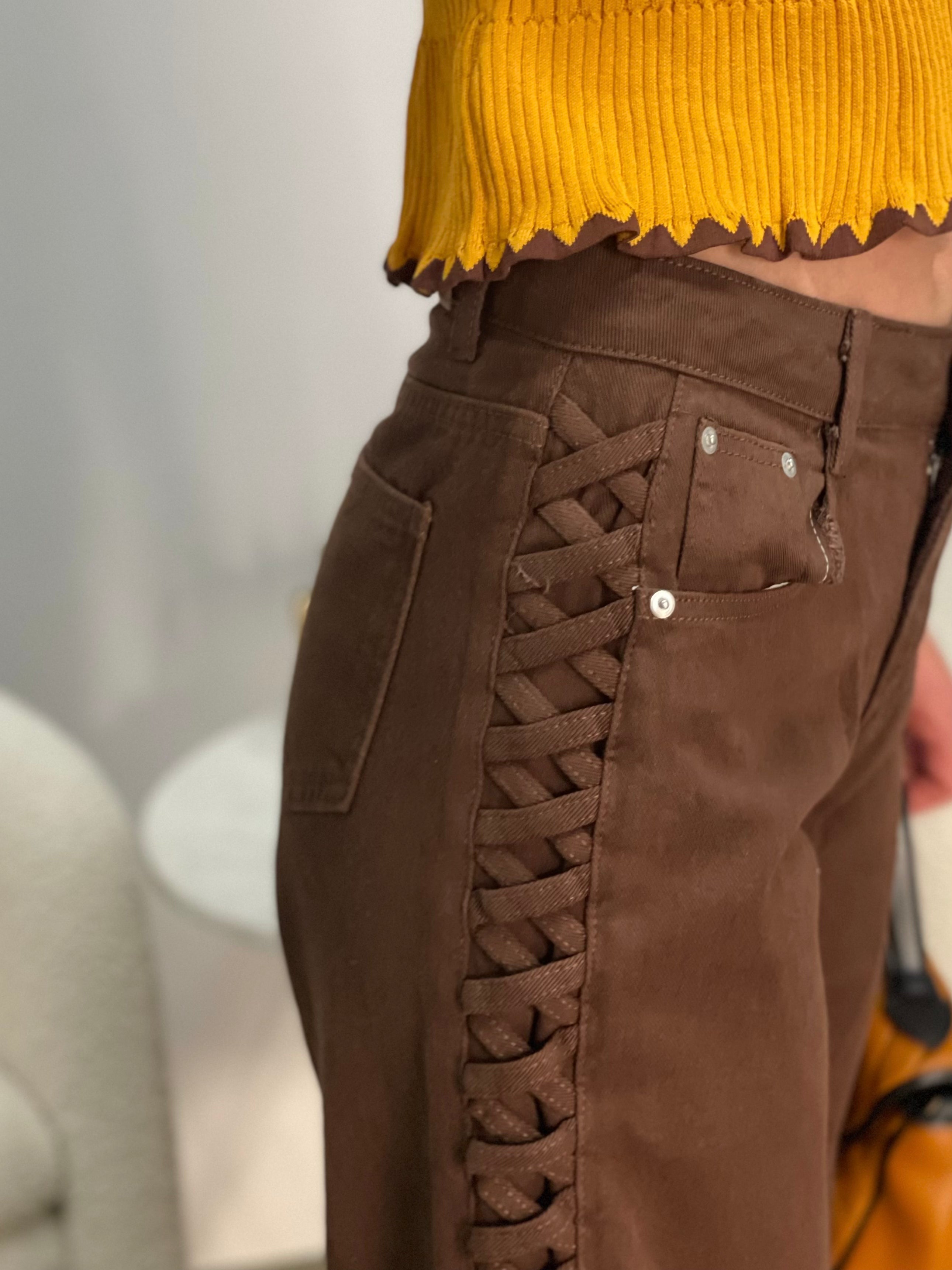 Pantaloni Treccia