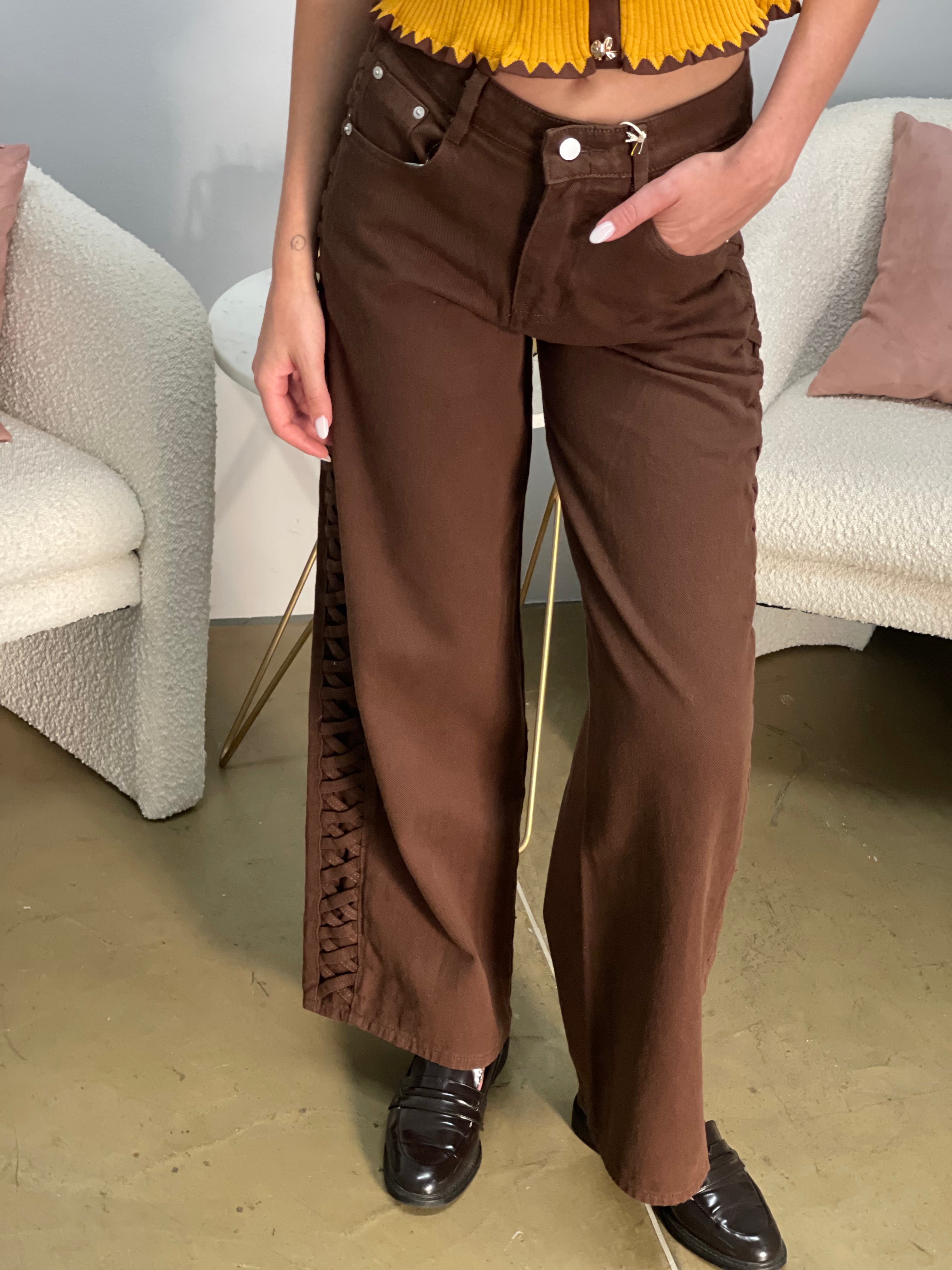 Pantaloni Treccia