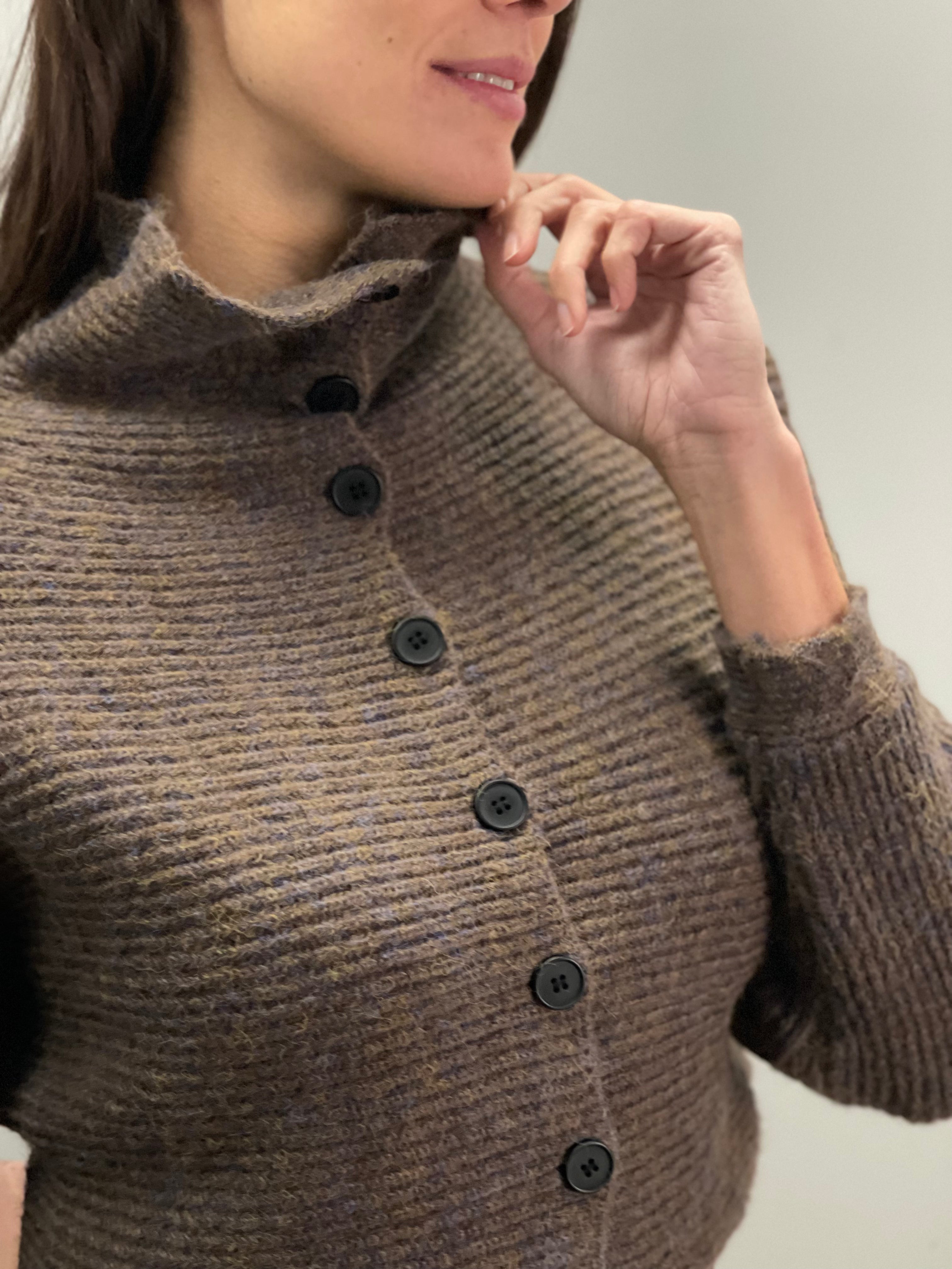 Cardigan Crop Melange