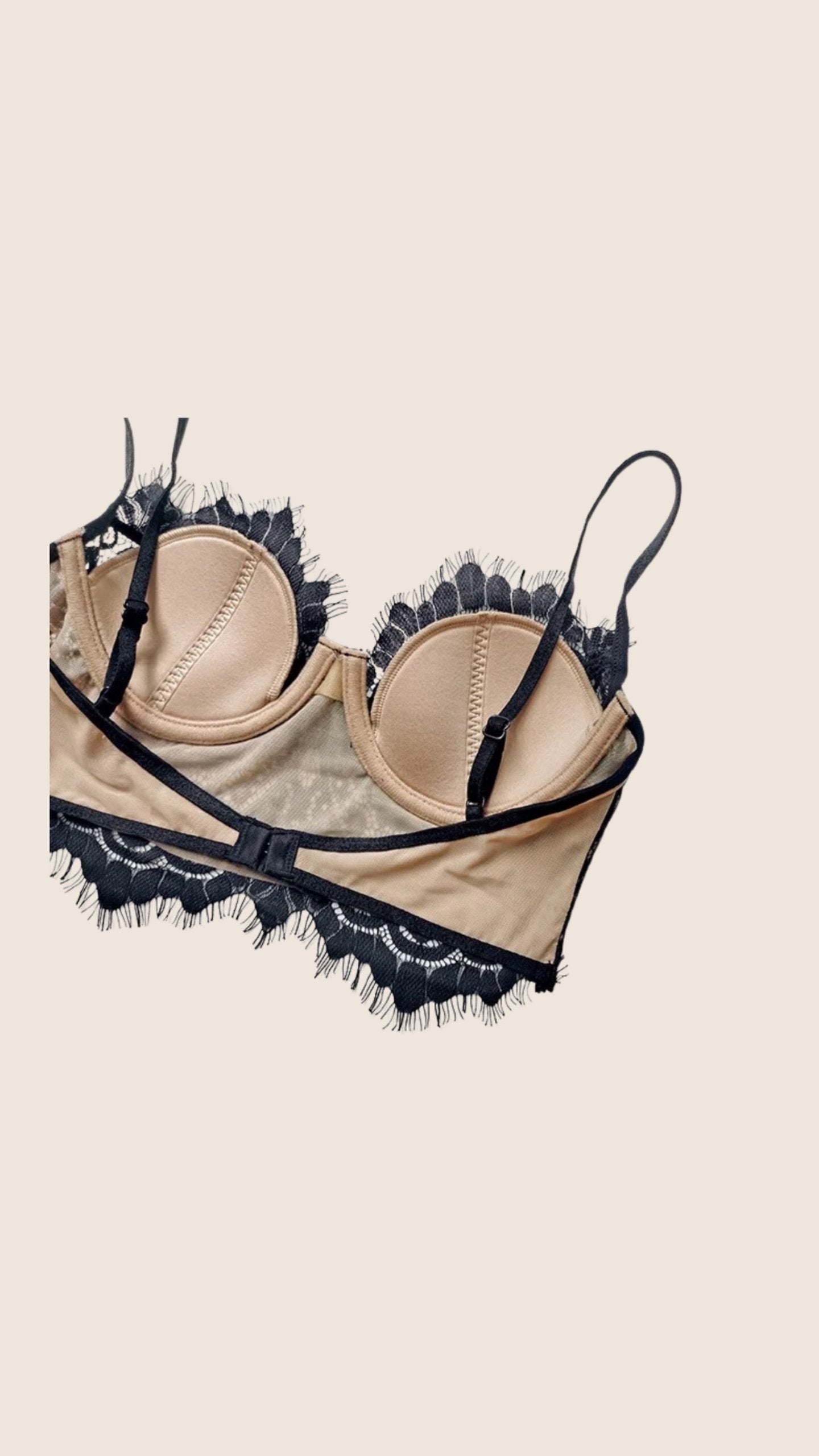 Bralette in Pizzo Nero