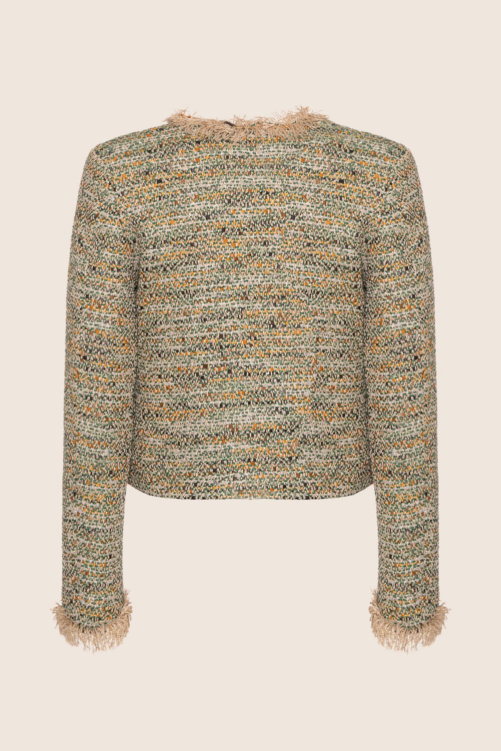 Bon Ton Bouclé Gold and Green