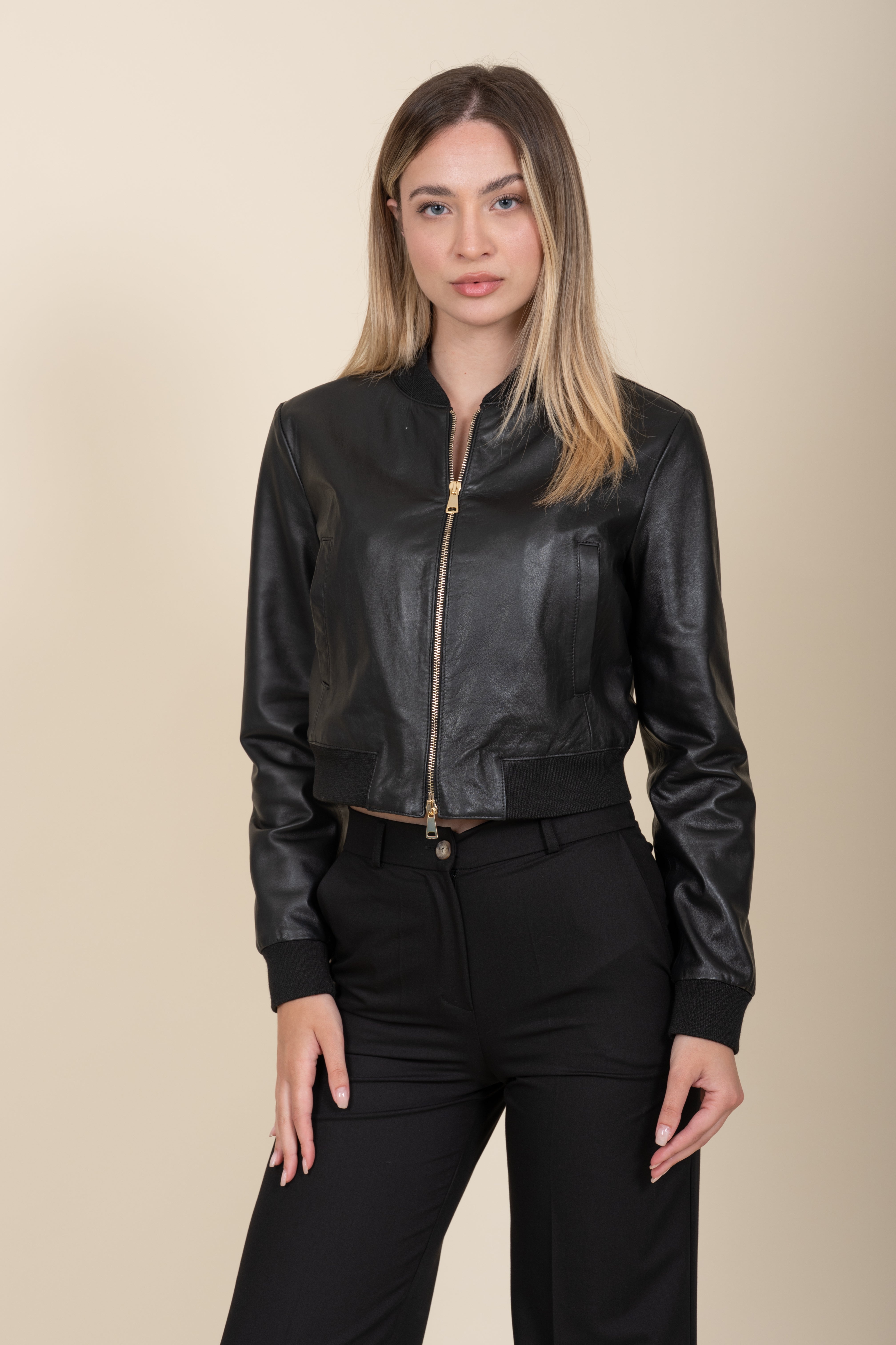 Short Leather Jacket