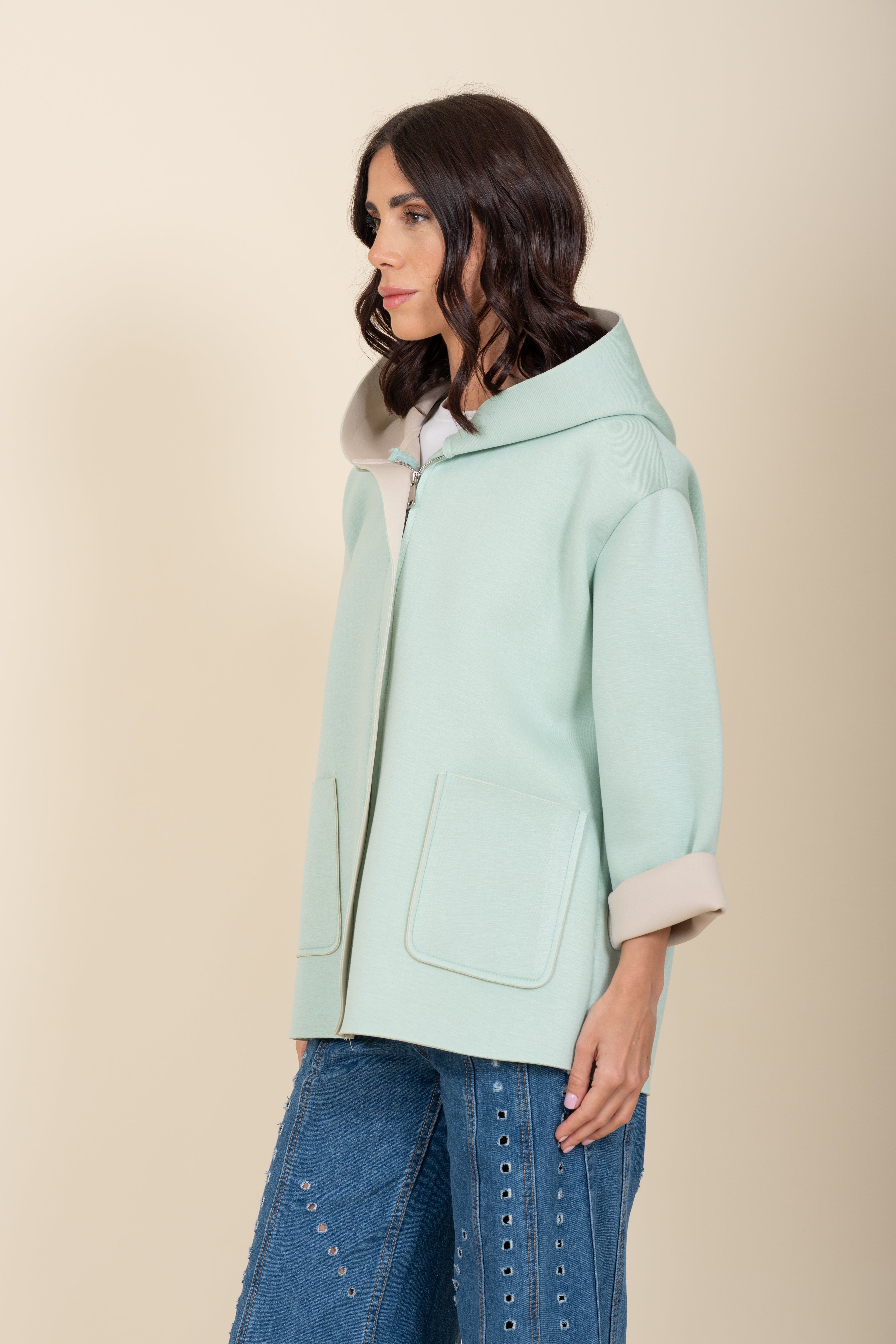 Neoprene Jacket with Hood