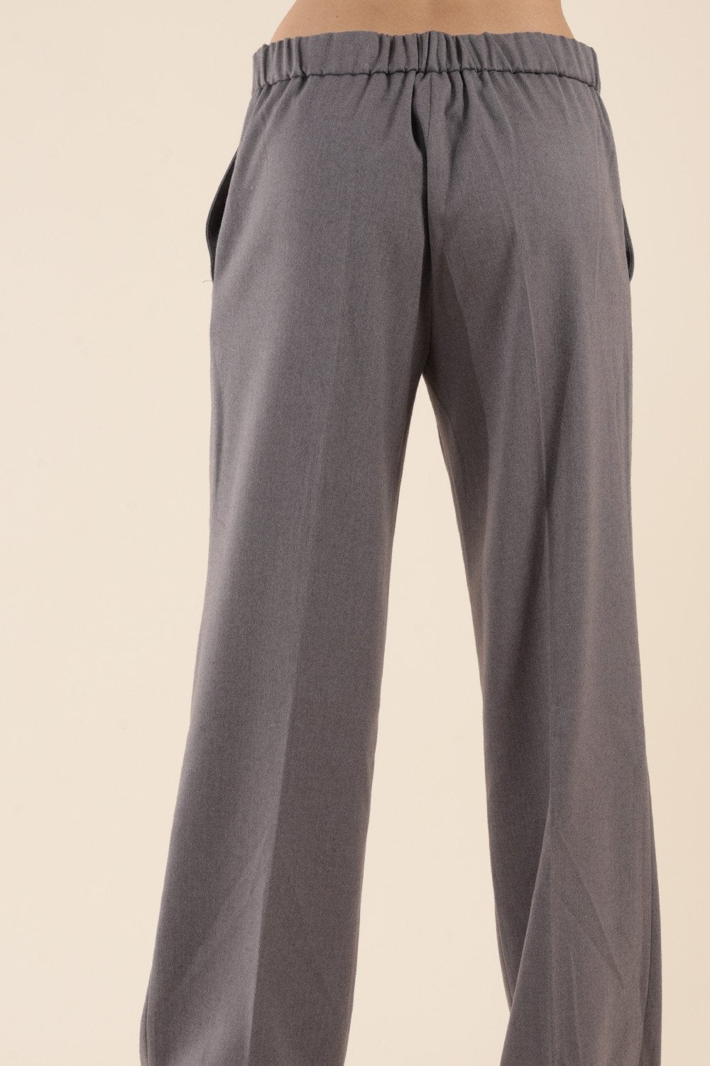 Single Breasted Wool Suit Grey