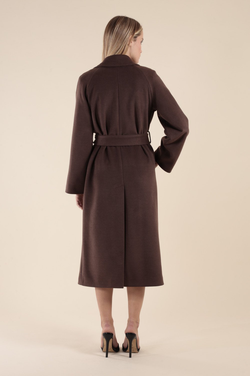 Cappotto Maxi Wool in Cioccolato
