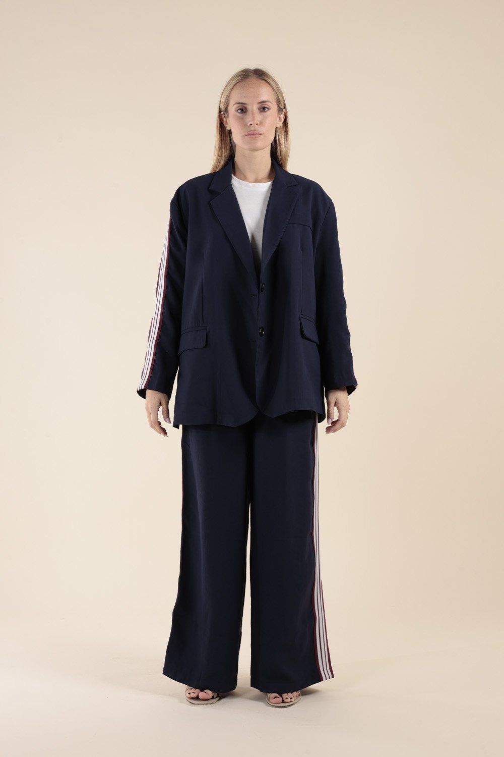 Side Stripes- Blazer Sportivo Oversize