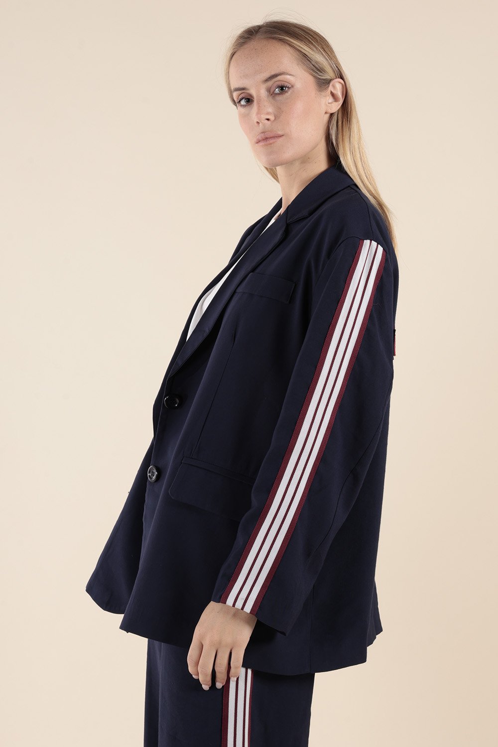 Side Stripes- Blazer Sportivo Oversize