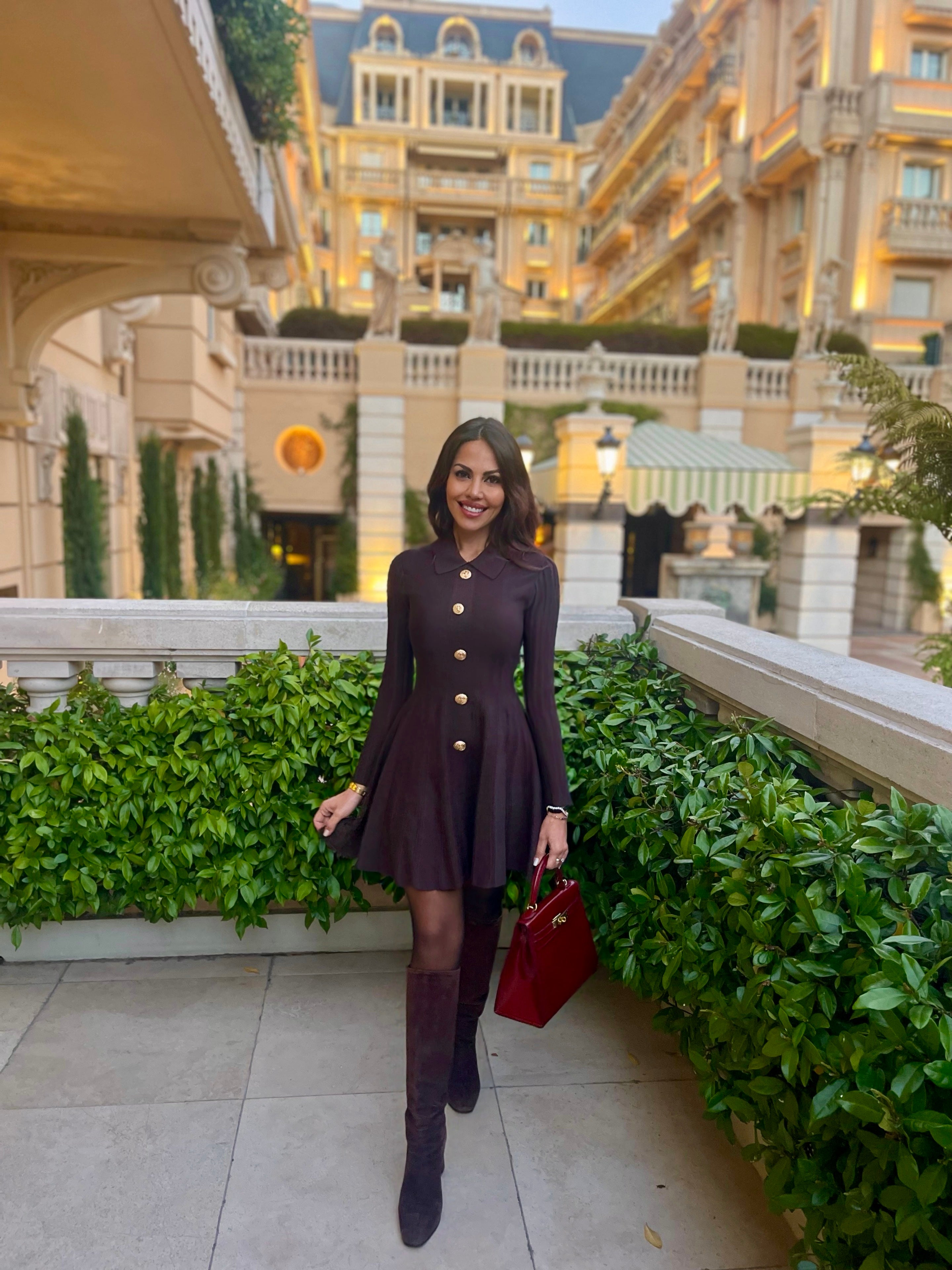 Mini Abito in Maglia a coste