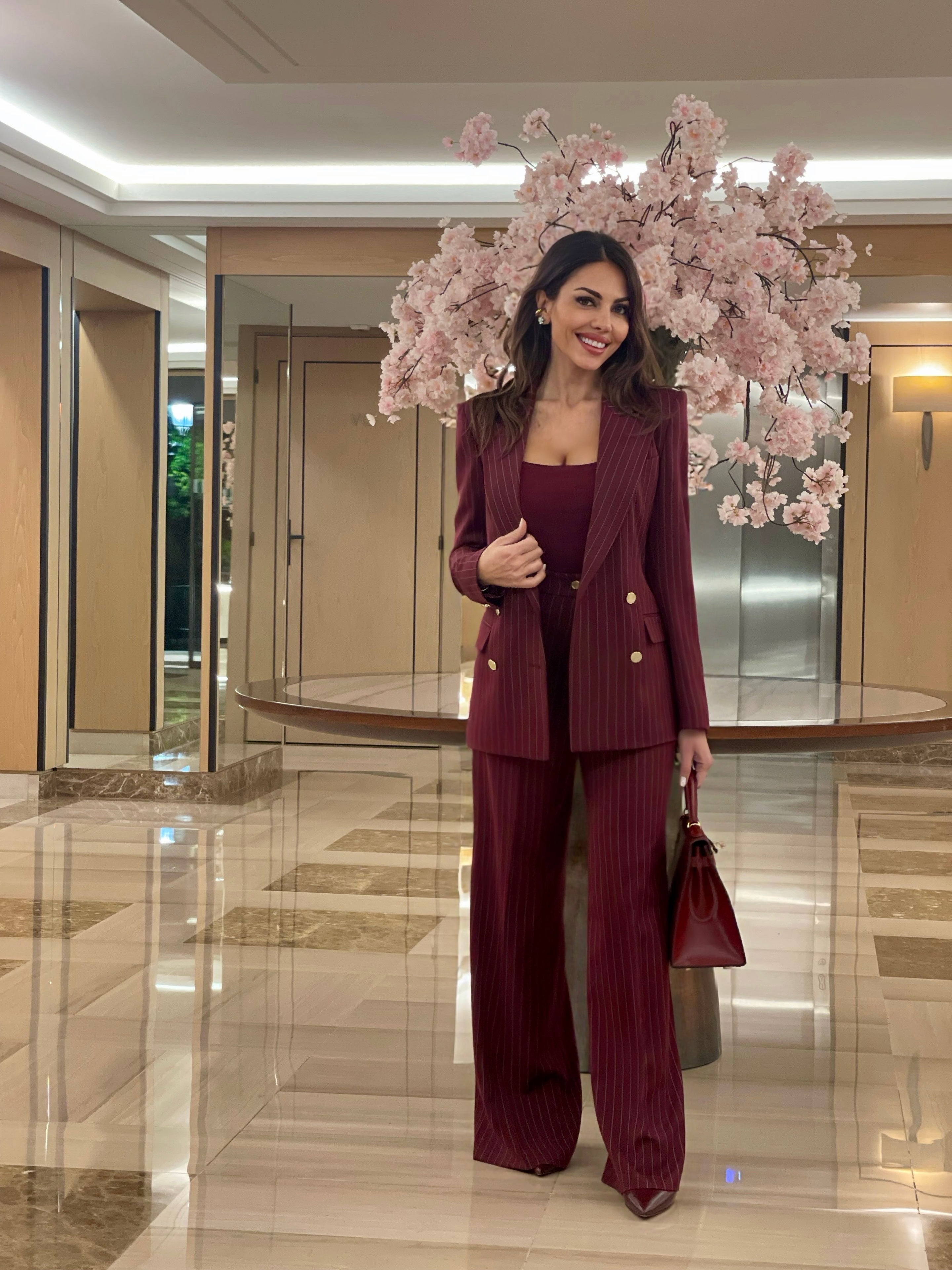 Tailleur Doppiopetto Gessato Gold