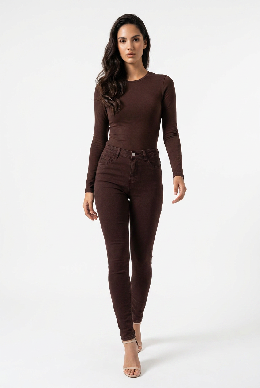 Bodycon Chocolate Skinny Jeans