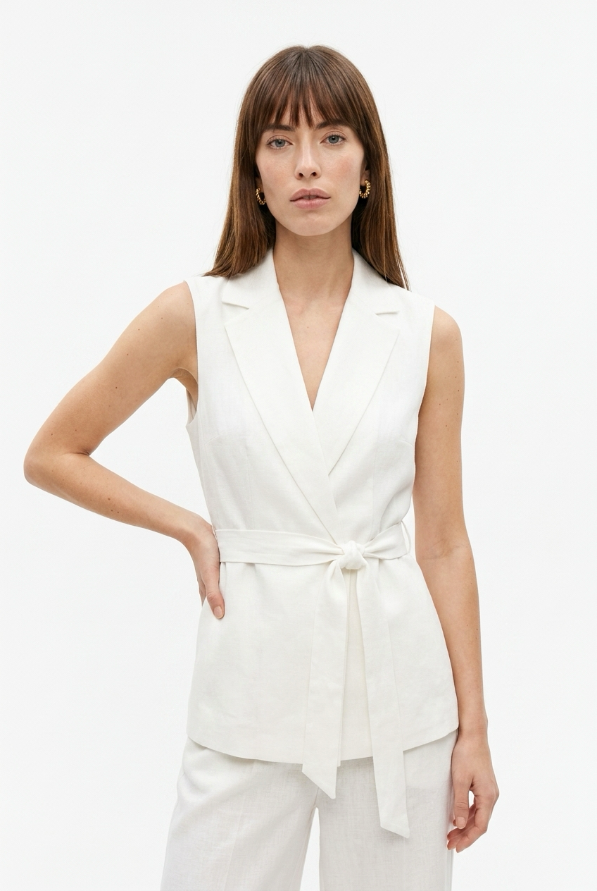Tailleur Smanicato Pure Sartorial in Lino