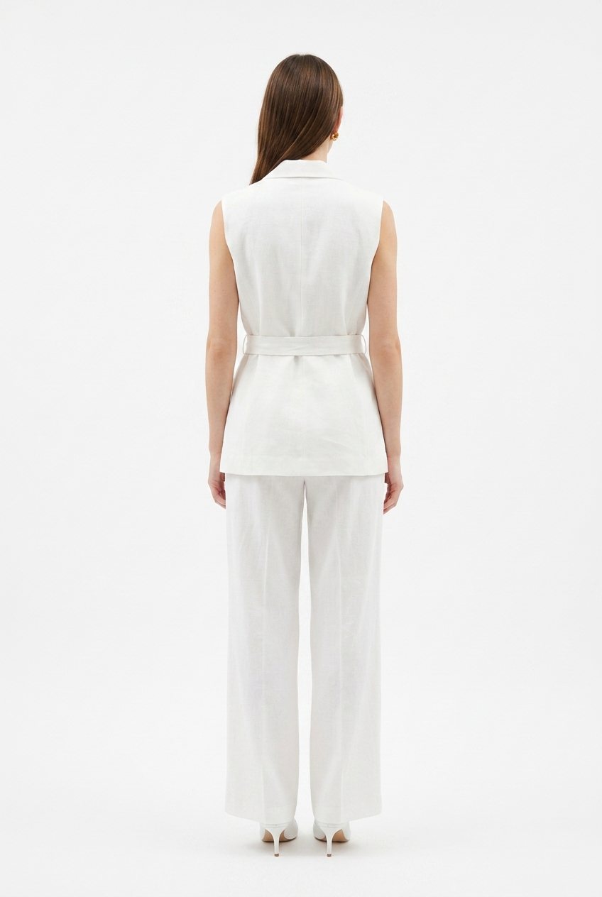 Tailleur Smanicato Pure Sartorial in Lino