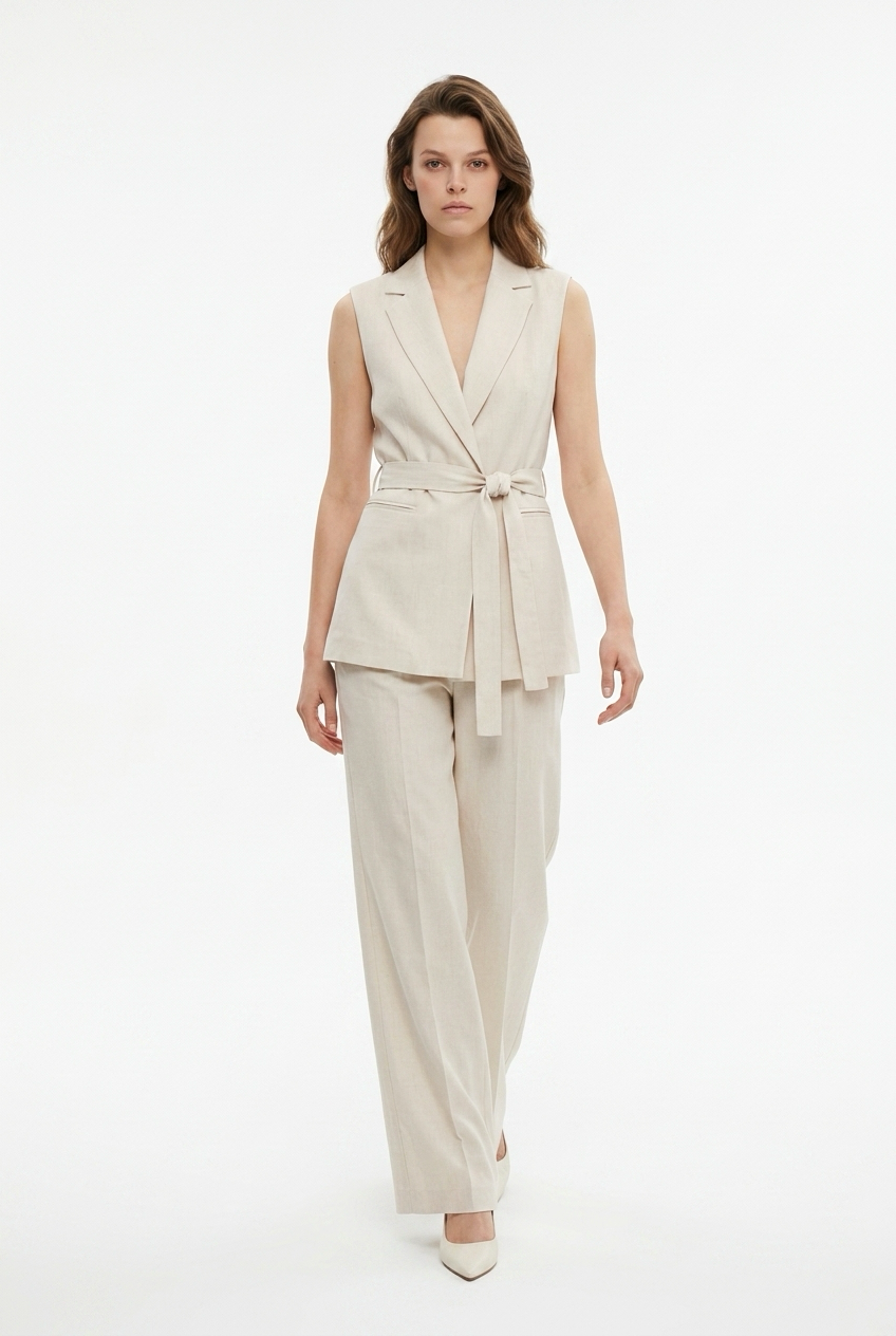 Tailleur Smanicato Pure Sartorial in Lino