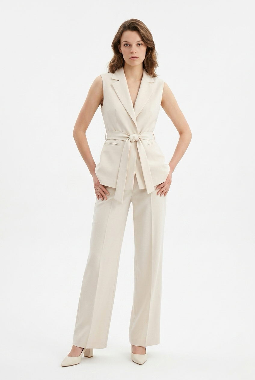Tailleur Smanicato Pure Sartorial in Lino