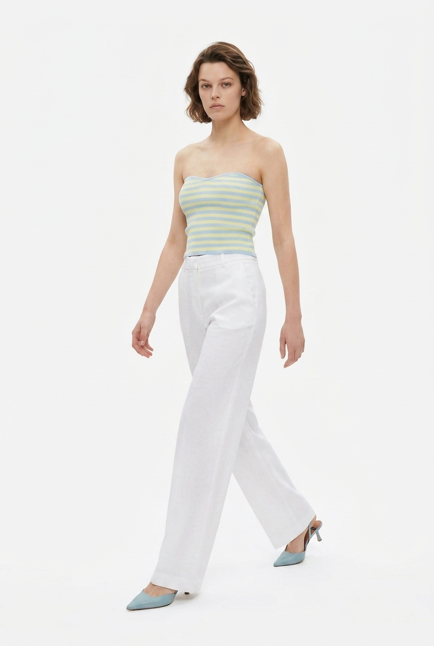 Céleste Stripe Top- Fascia a Righe