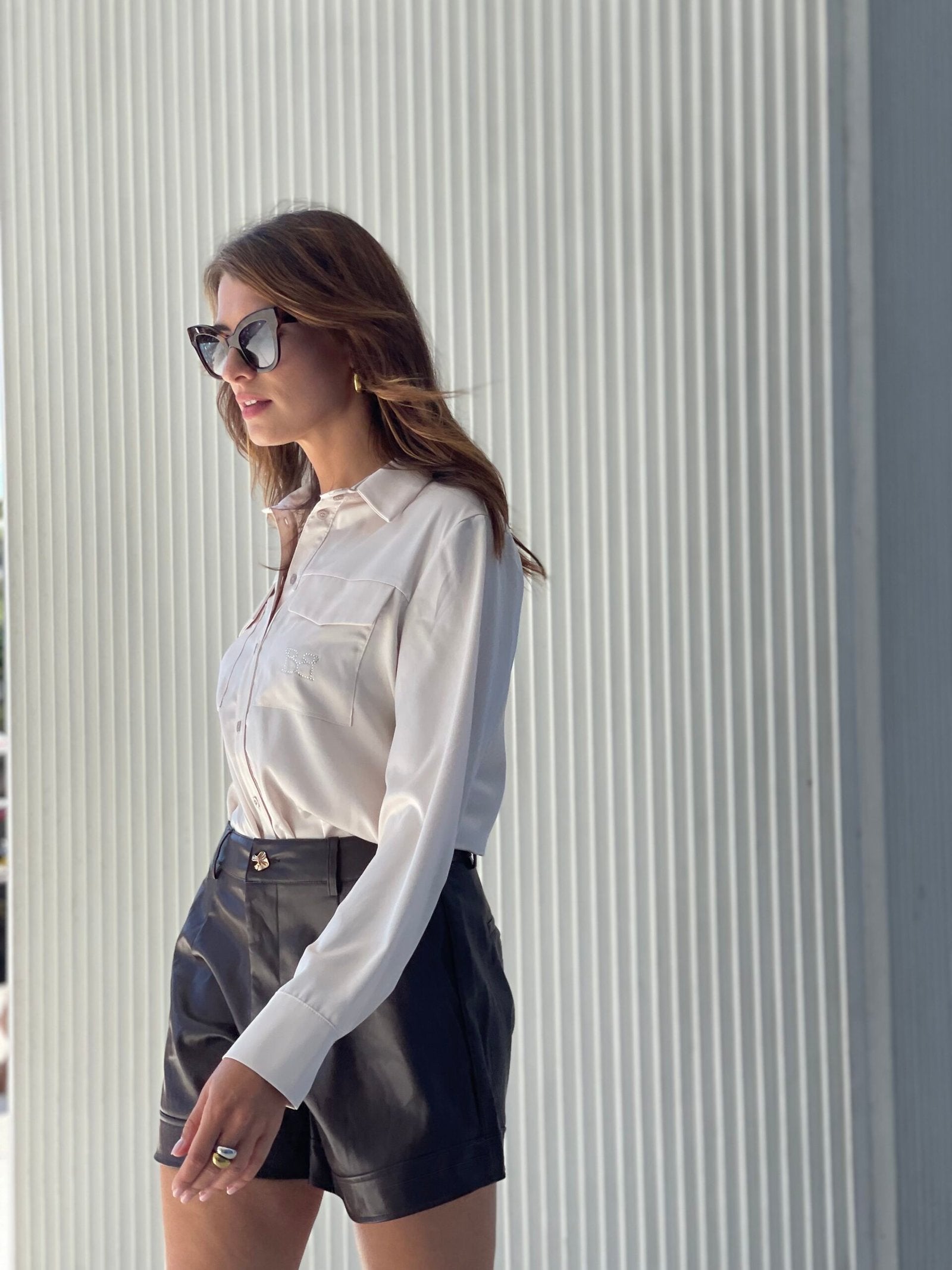 Pantaloncini In Ecopelle