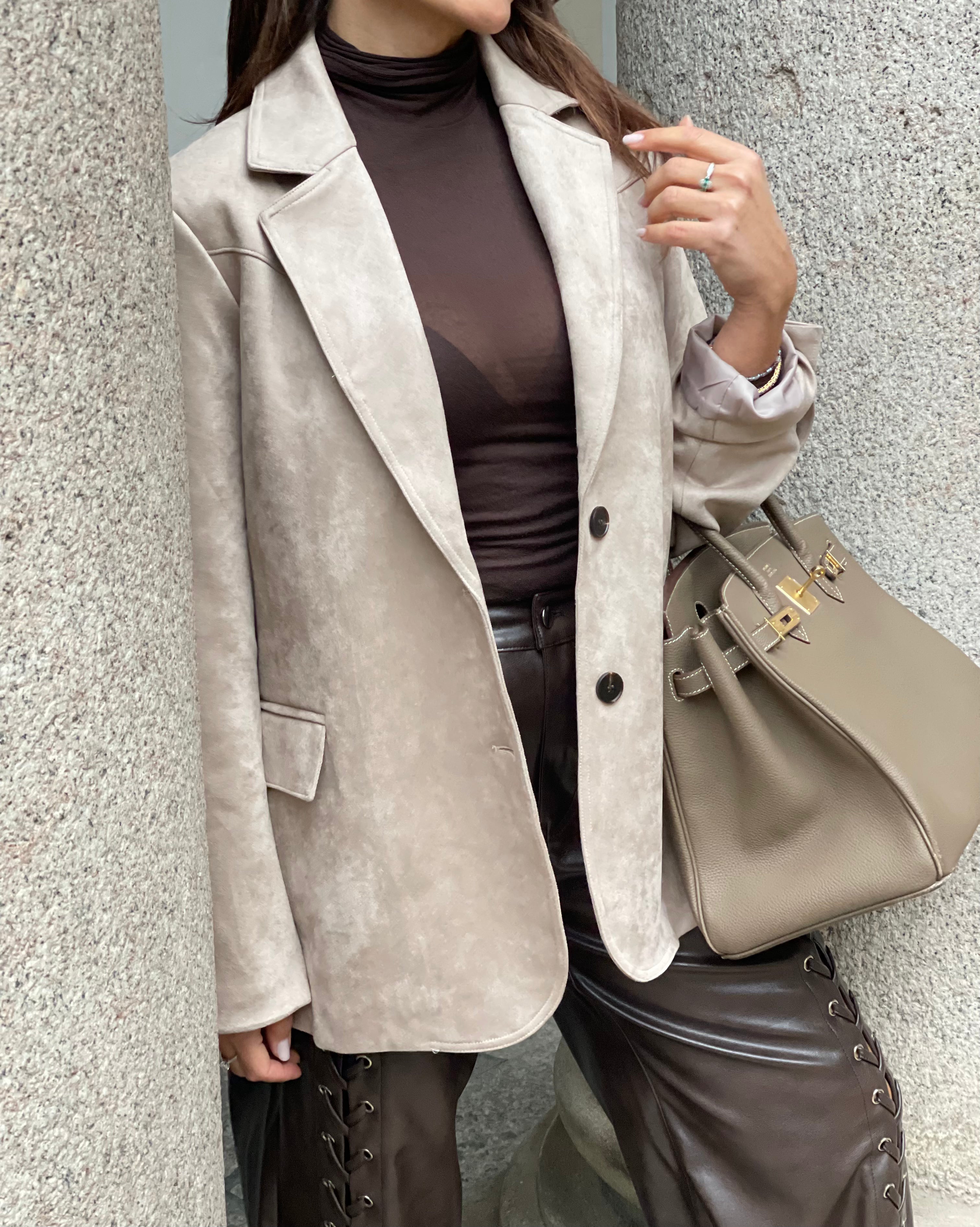 Blazer Monopetto alcantara