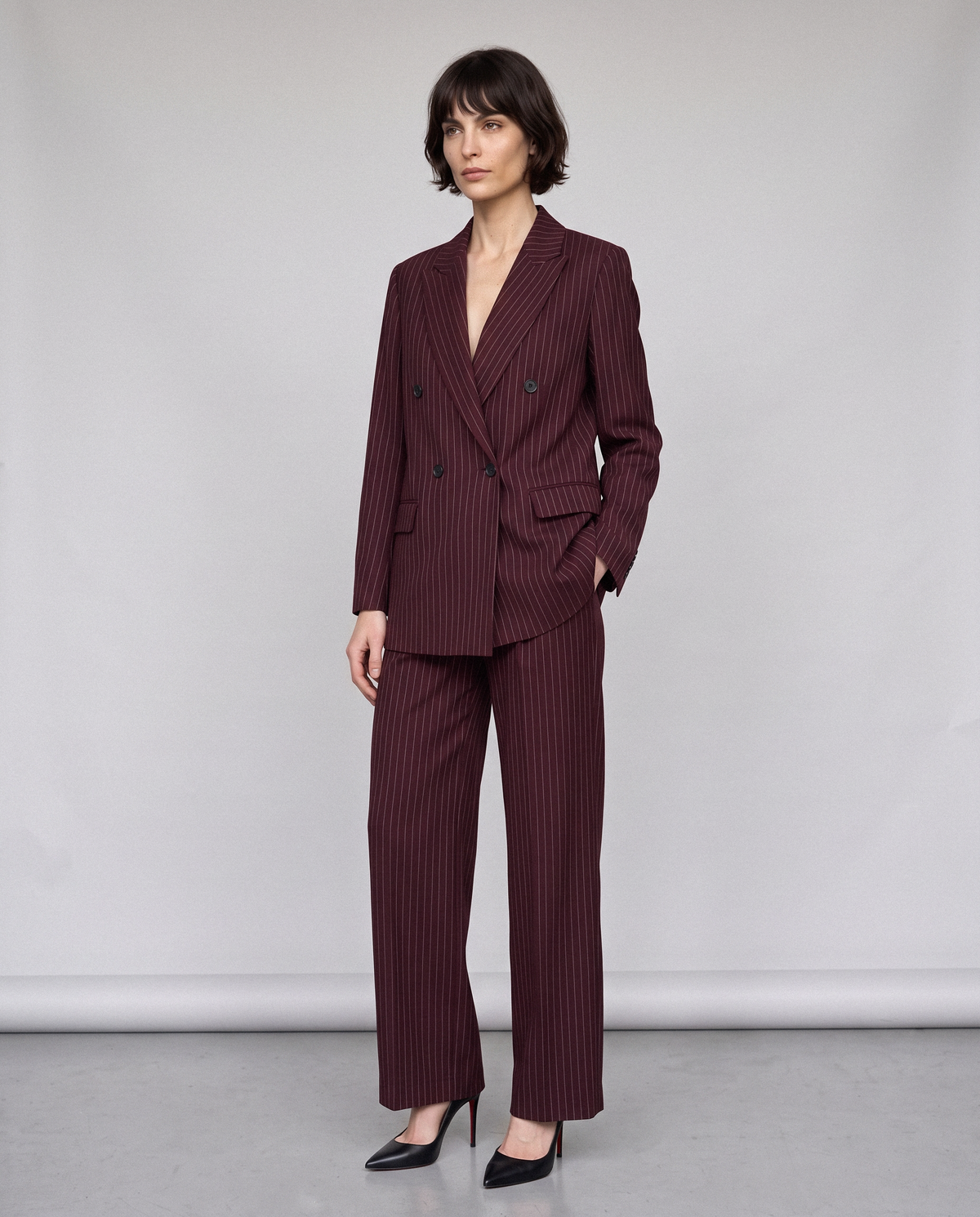The Executive Pinstripe Tailleur