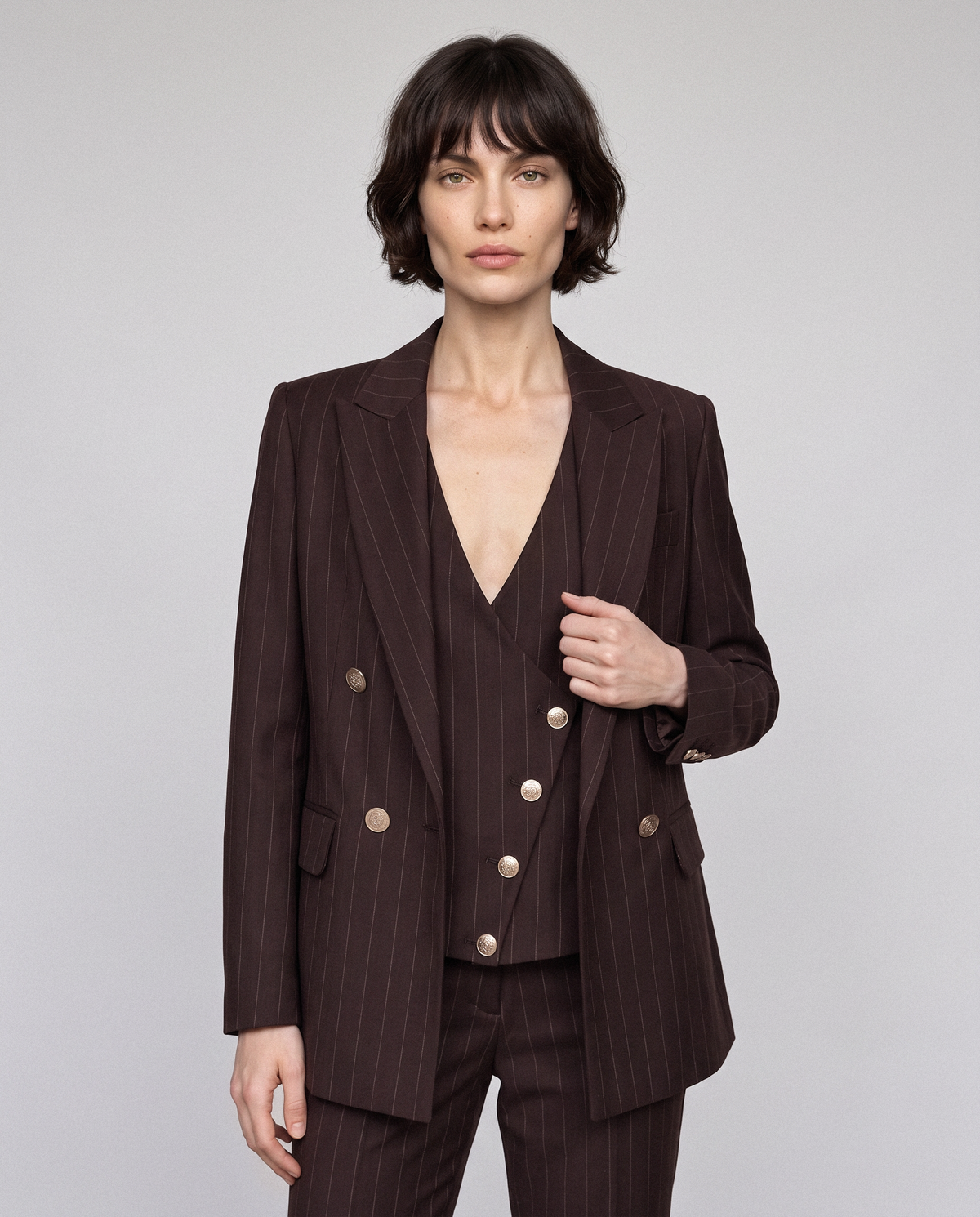 The Power Pinstripe Suit
