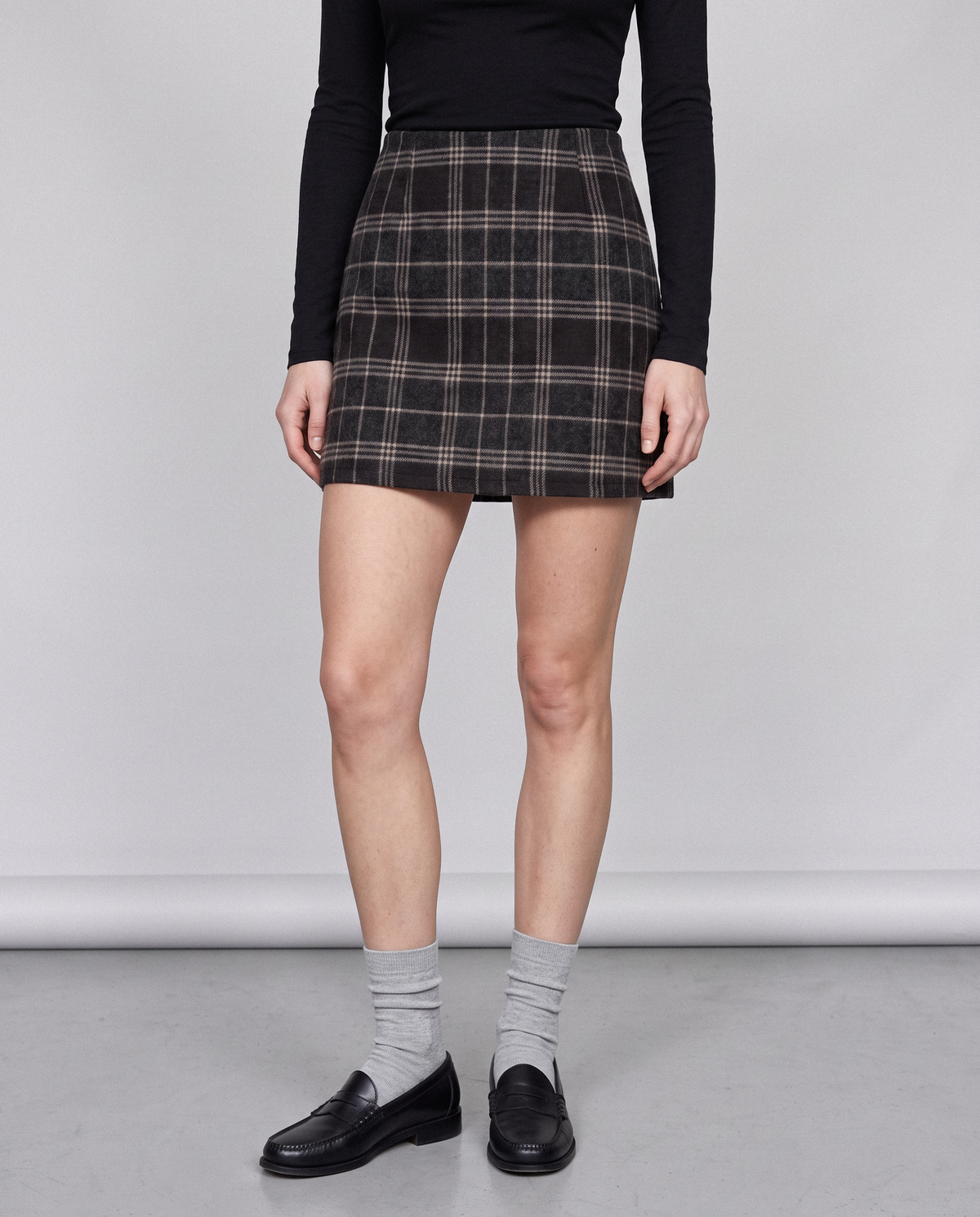 City Check Skirt