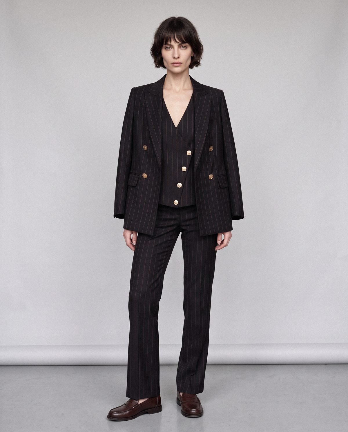 The Power Pinstripe Suit