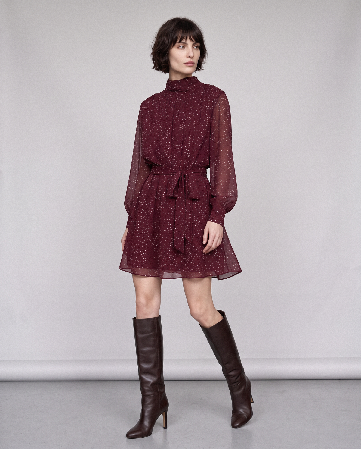 Pois Bow Dress