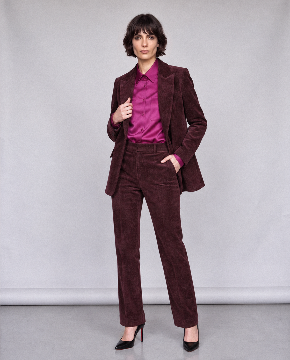 The Velvet Statement Suit