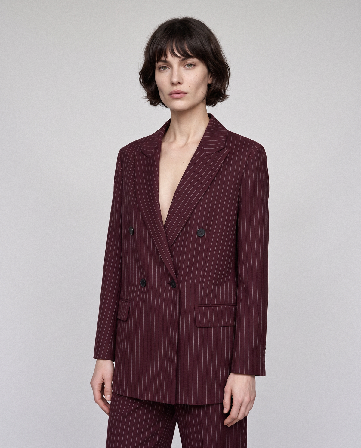The Executive Pinstripe Tailleur