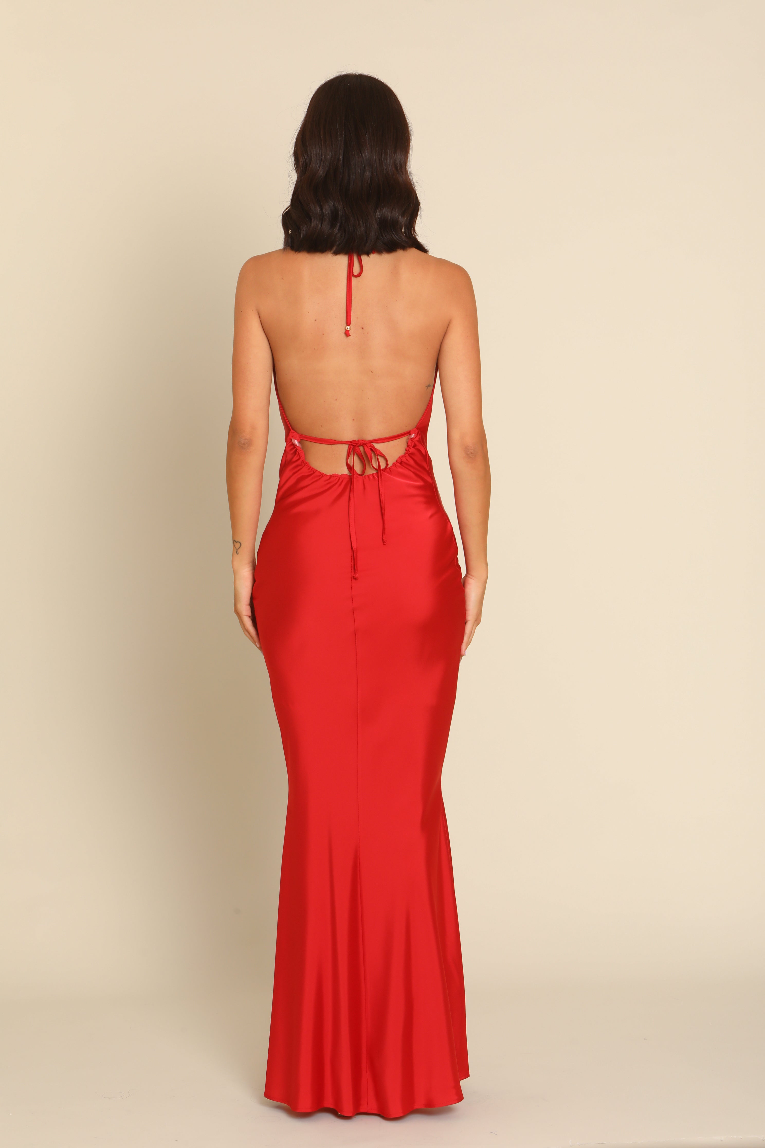 Long Satin Dress