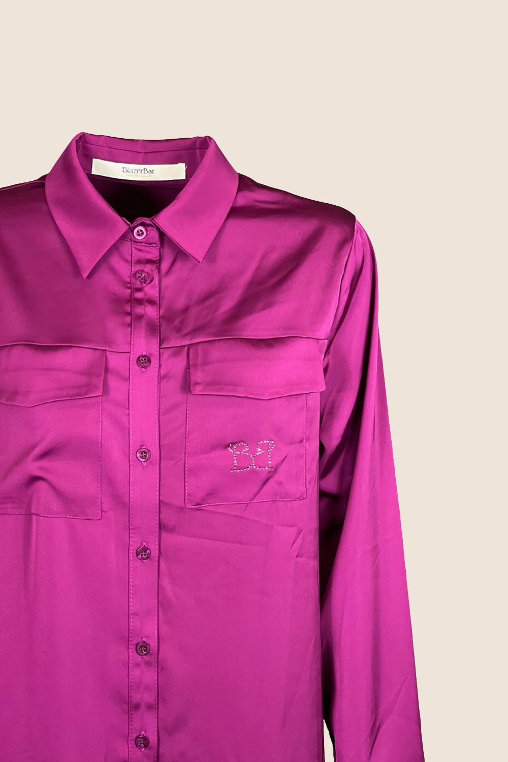 BB Camicia Con Tasca In Raso