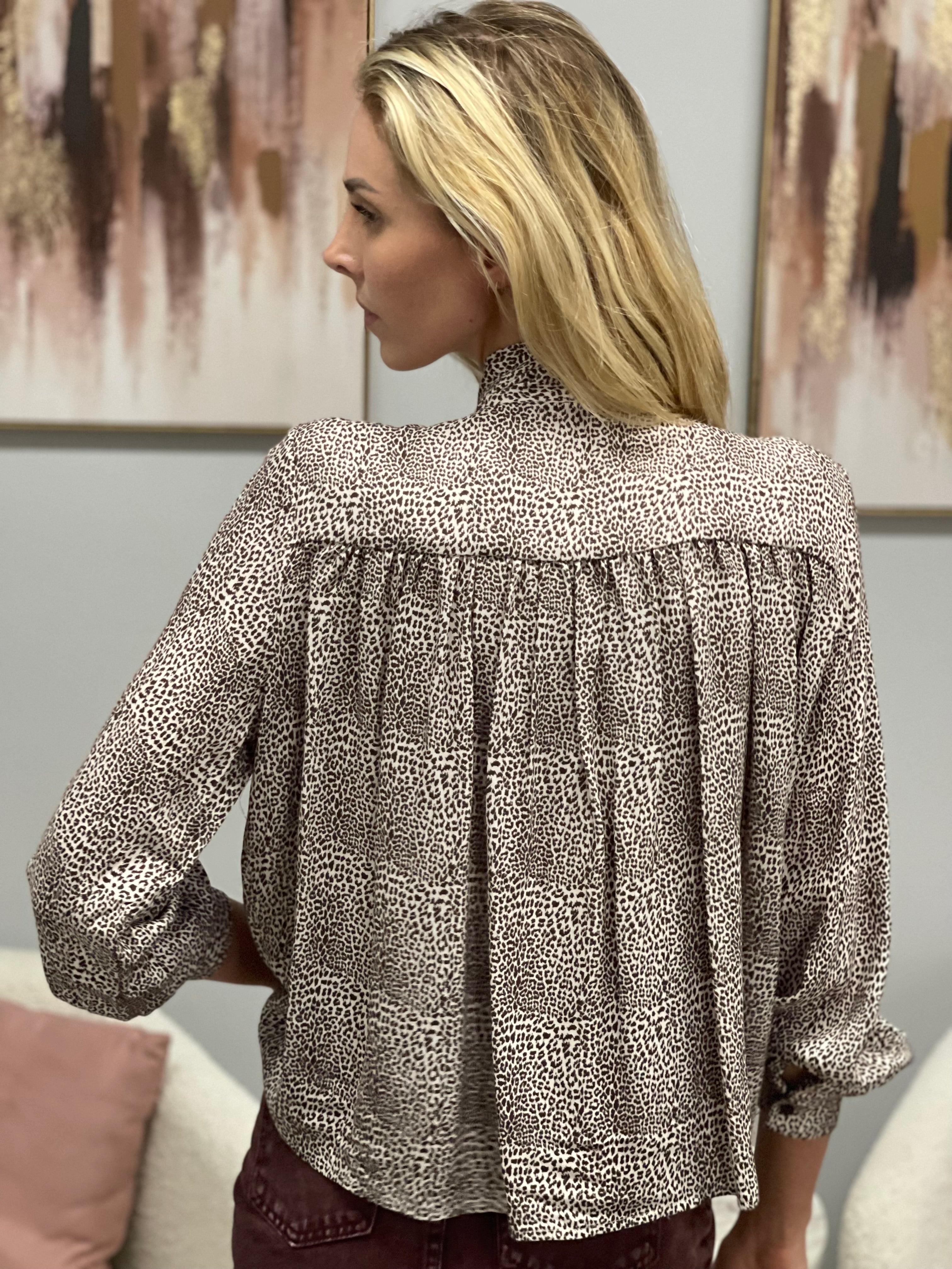 Camicia Animalier con Fiocco