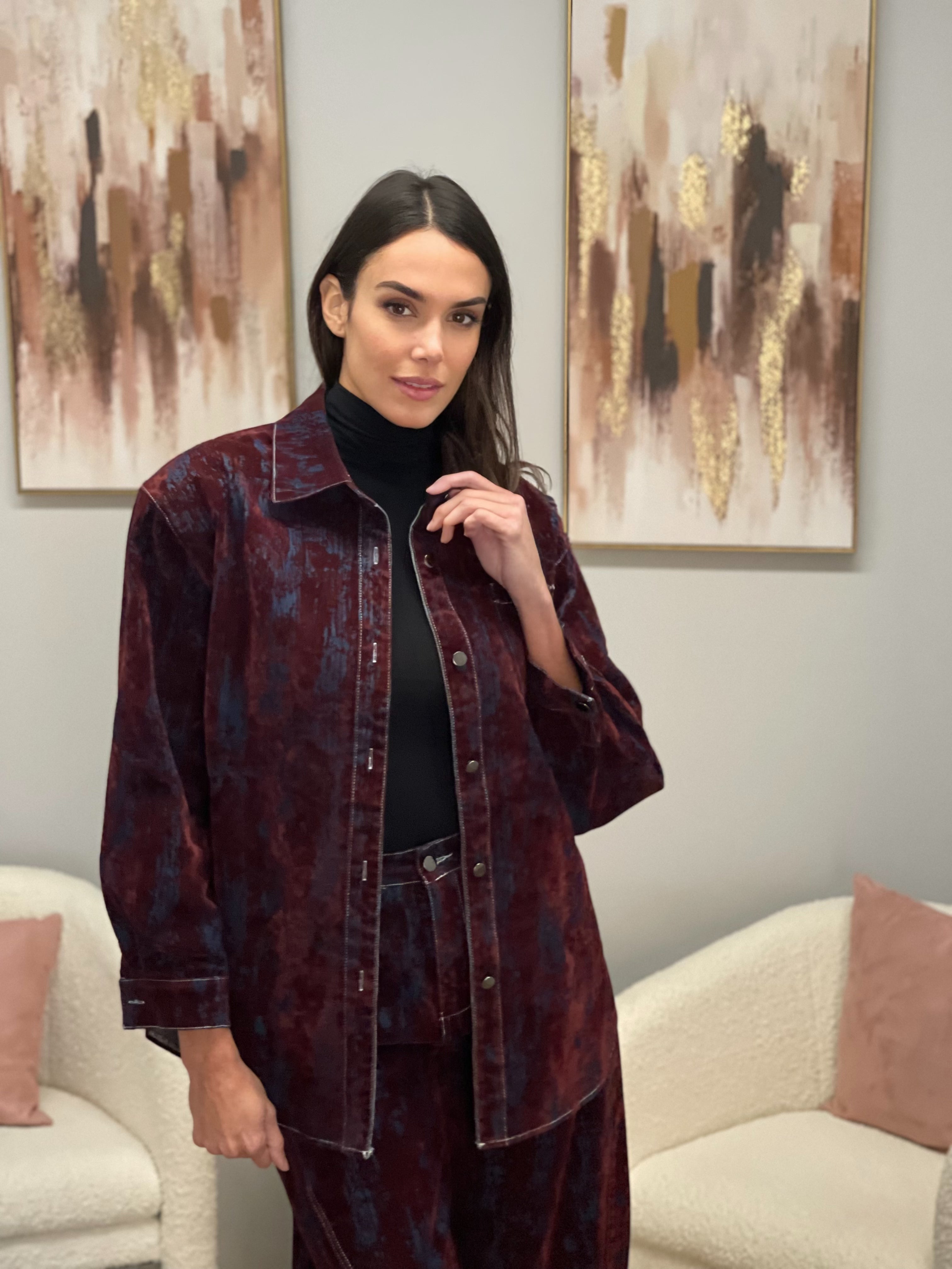 Giacca Jeans e Velluto