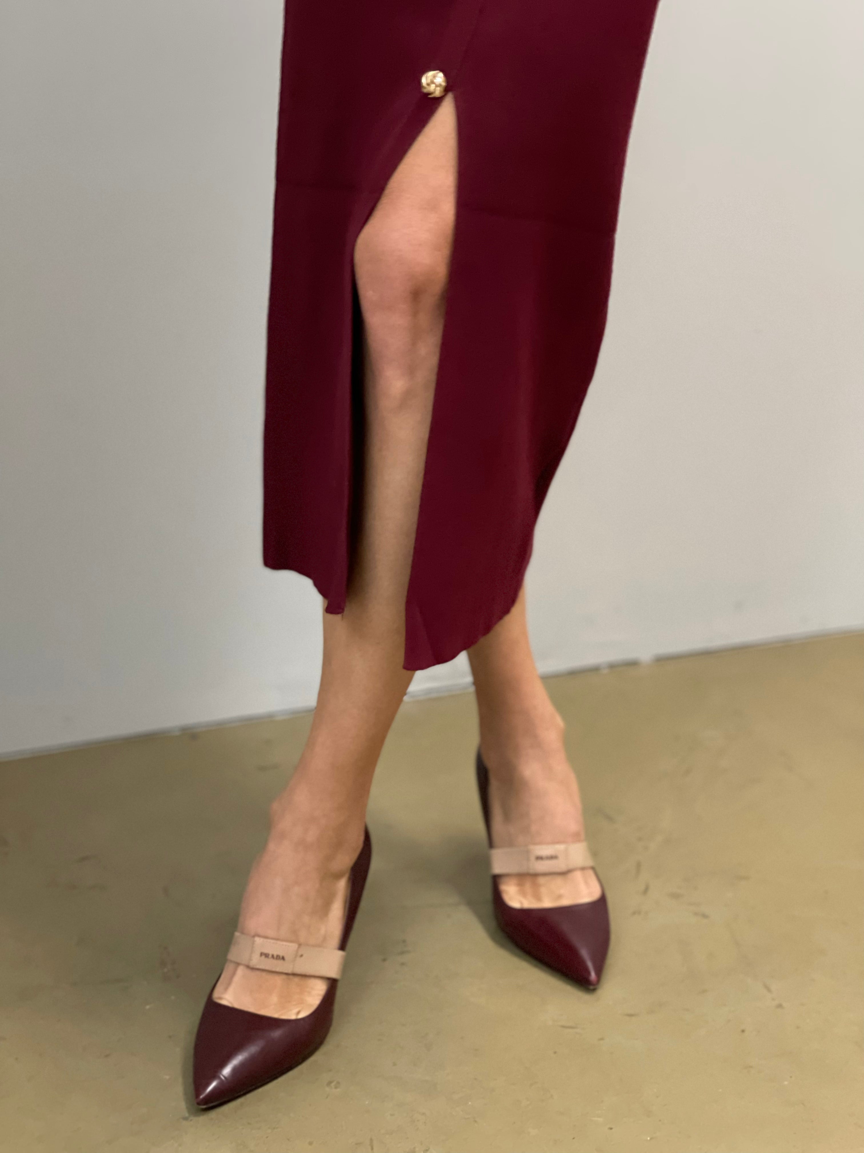 Abito lungo in Maglina