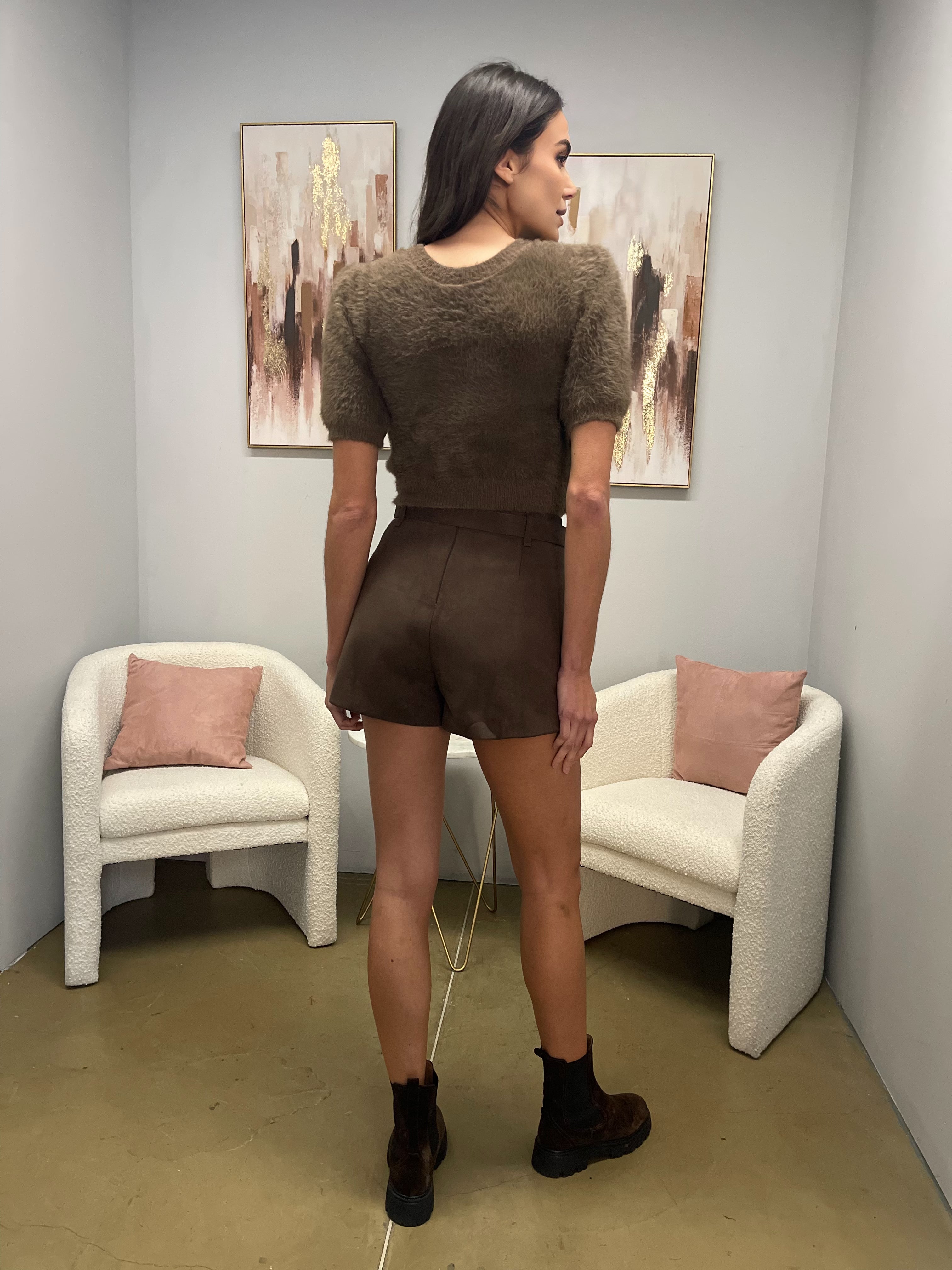 Mini-Gonna  Alcantara