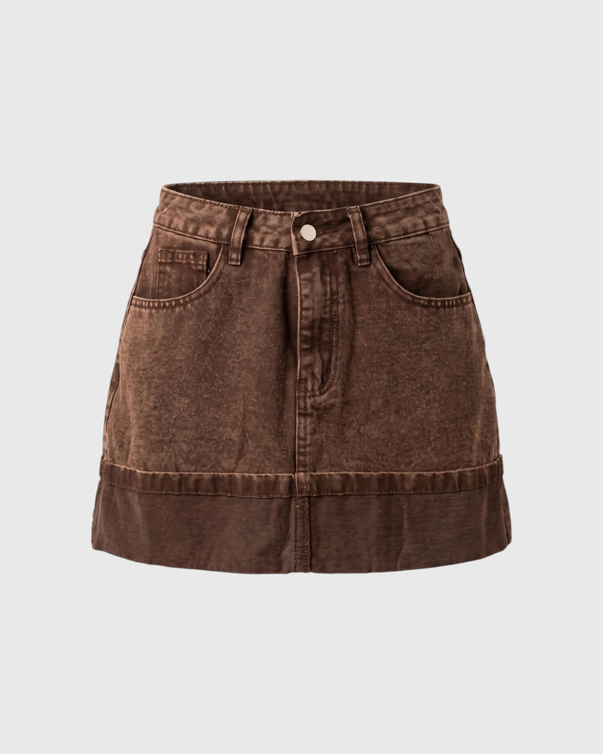 Cocoa Denim Skirt