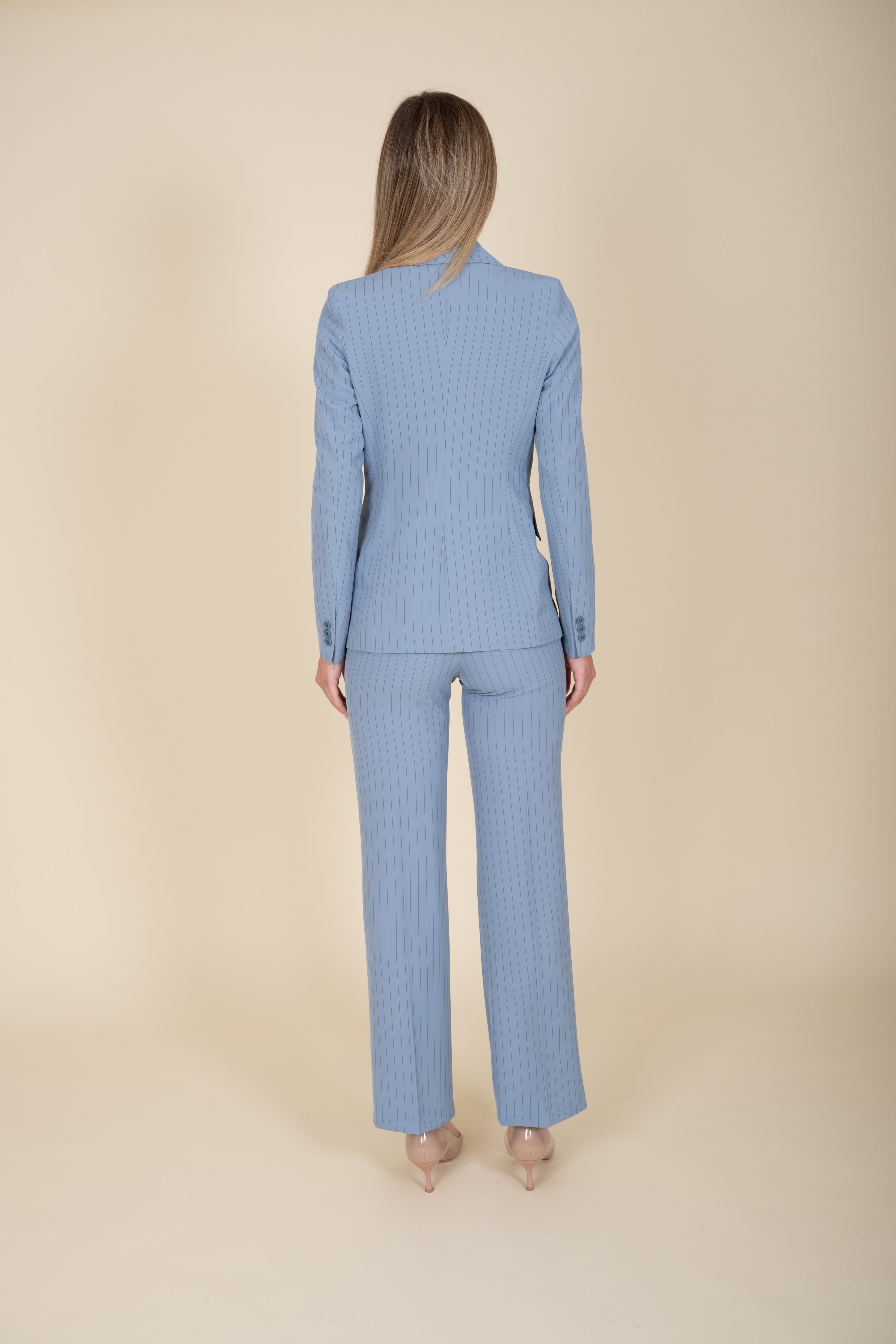 Baby Blue Pinstripe Suit
