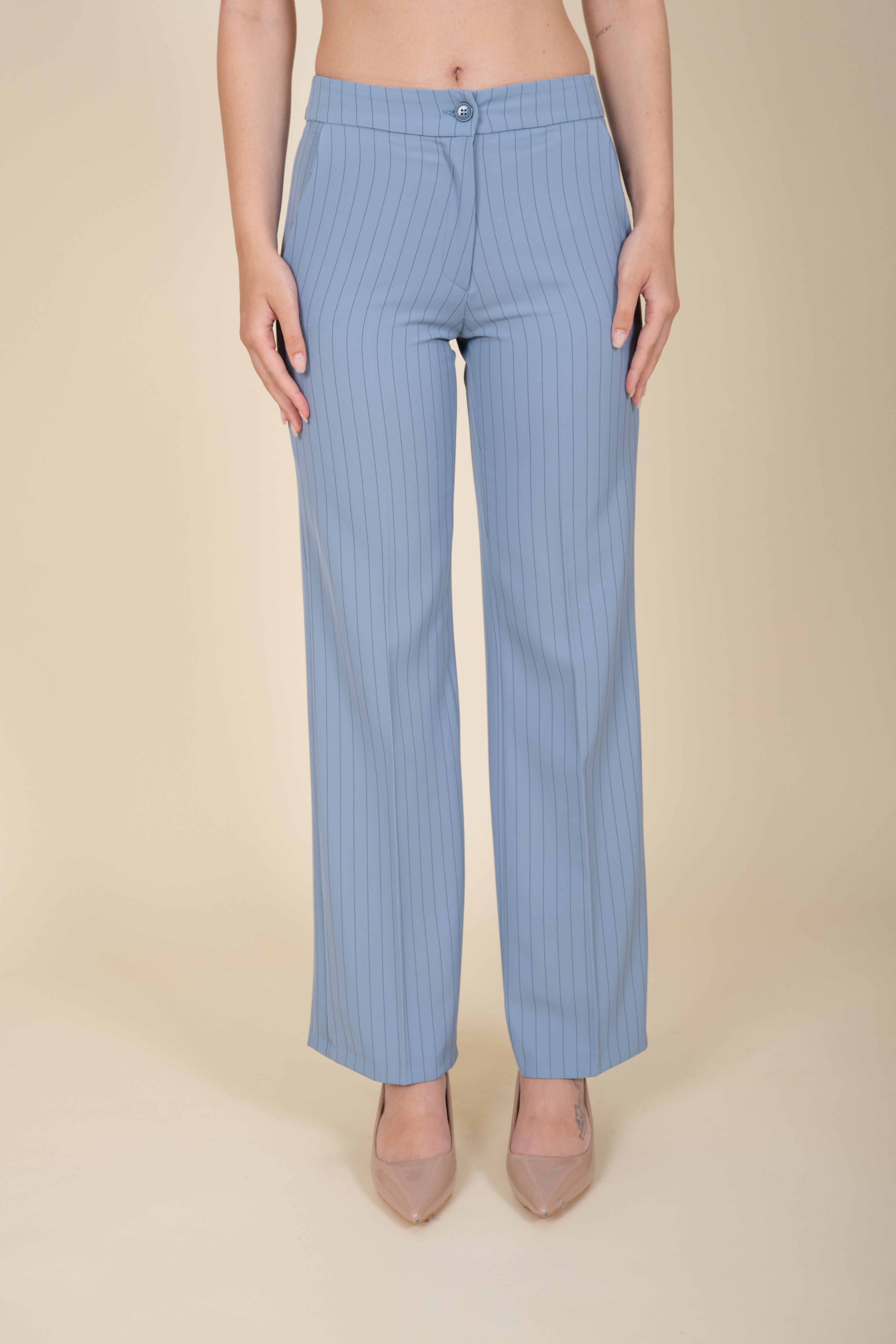Baby Blue Pinstripe Suit