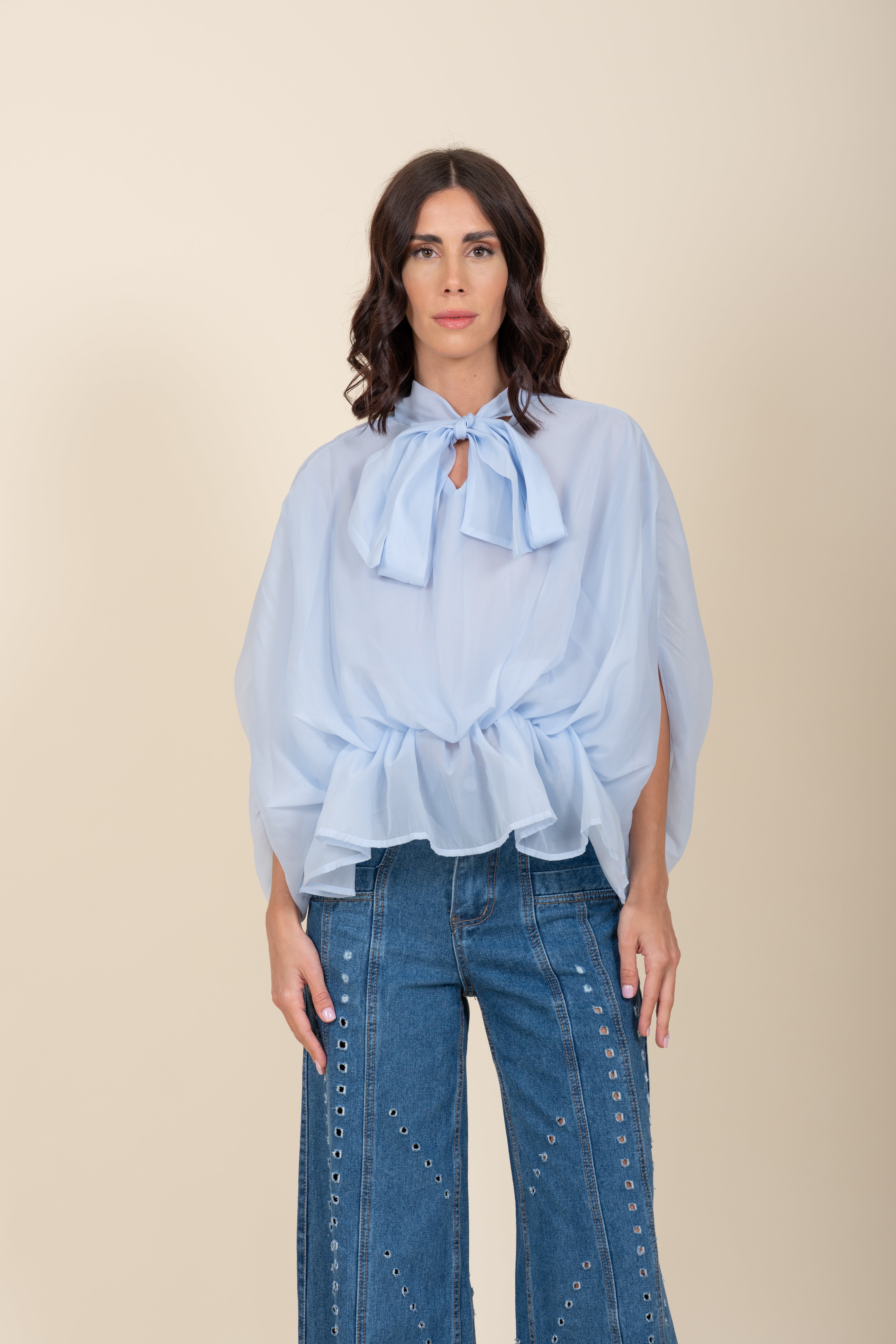 Blouse with Bow