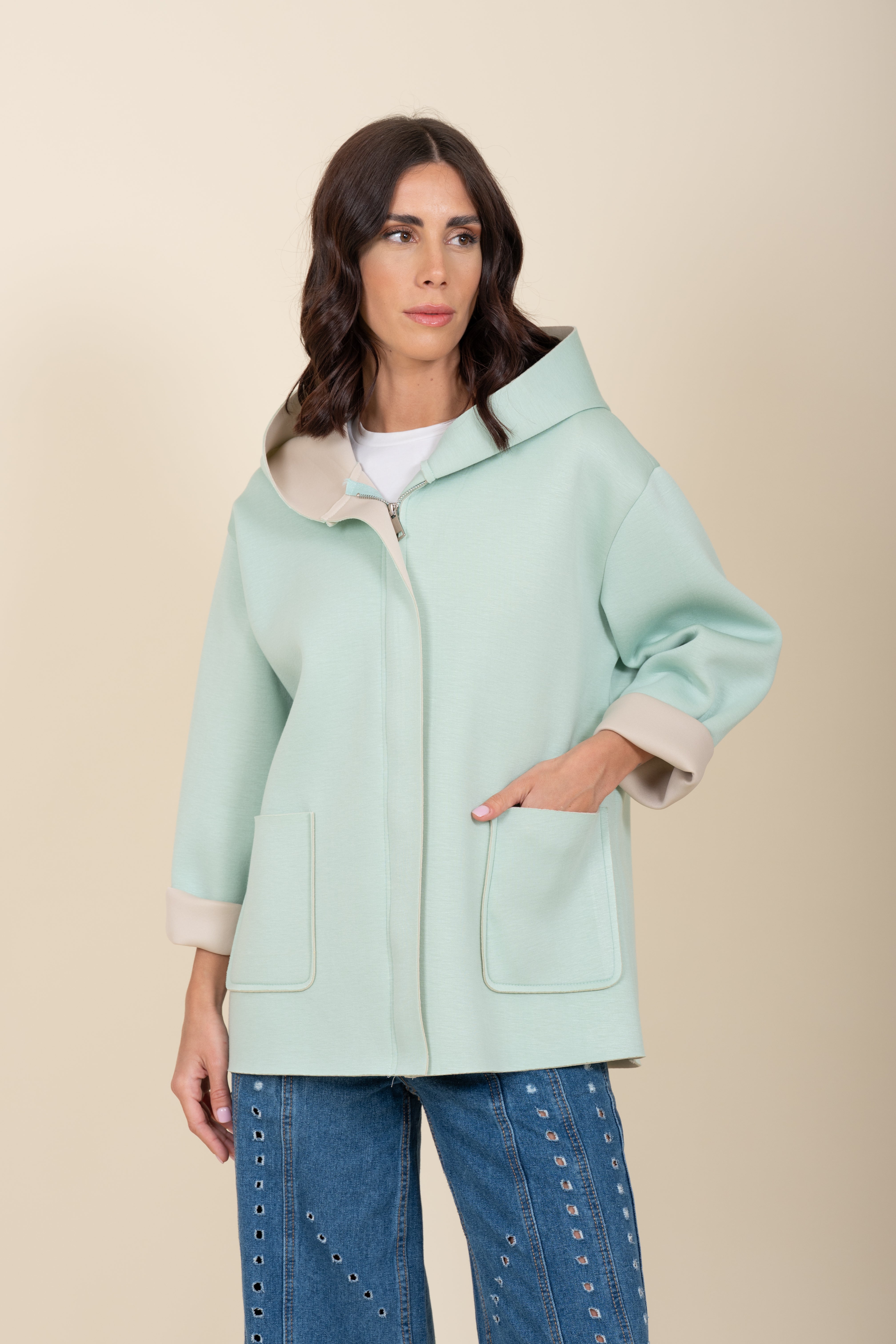 Neoprene Jacket with Hood