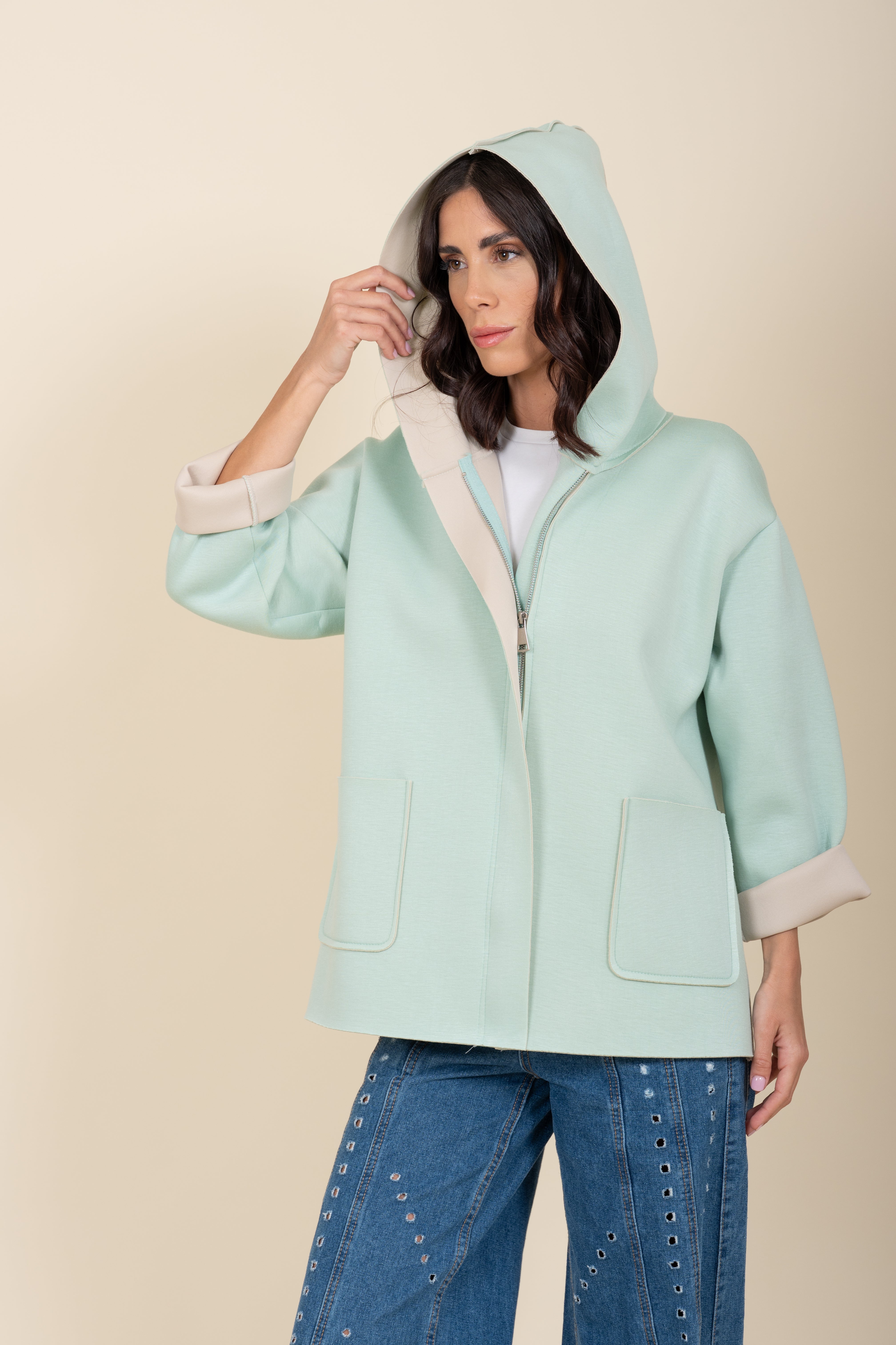Neoprene Jacket with Hood