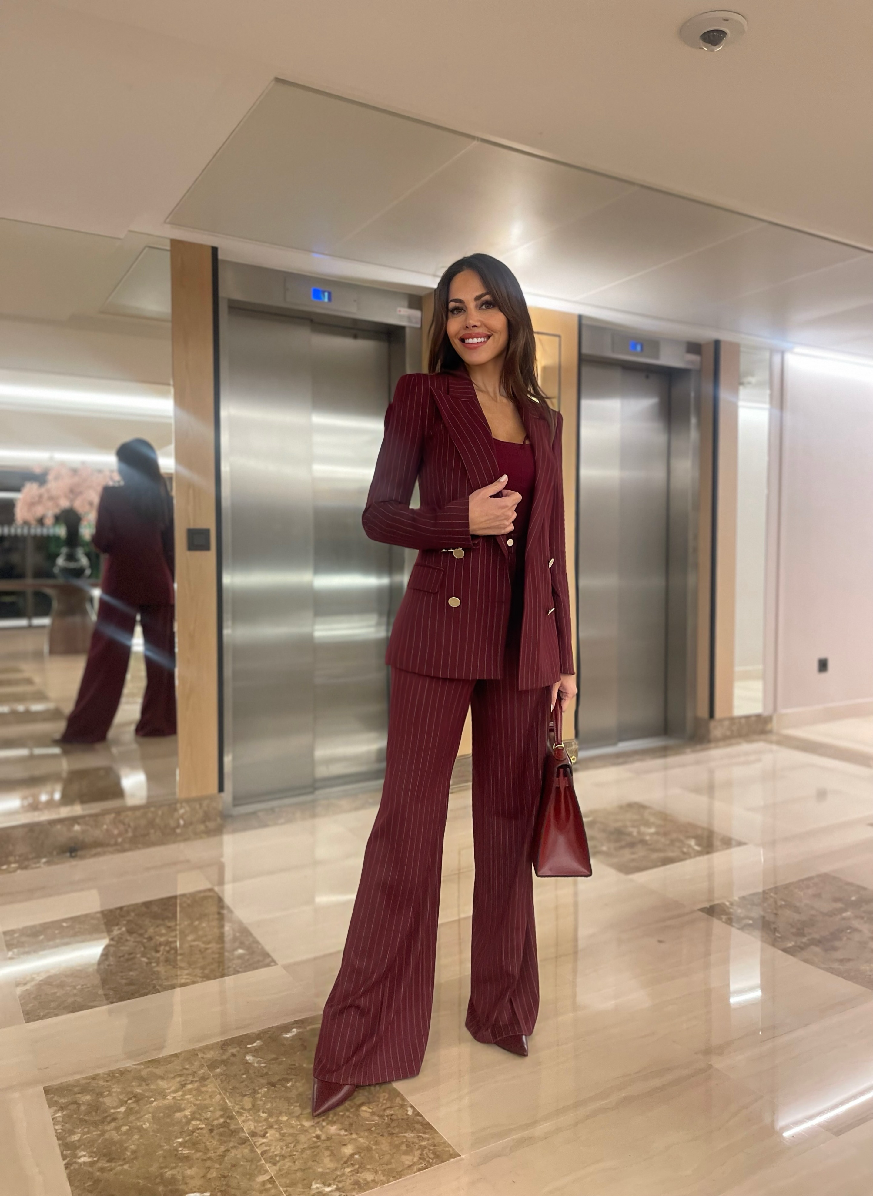 Tailleur Doppiopetto Gessato Gold