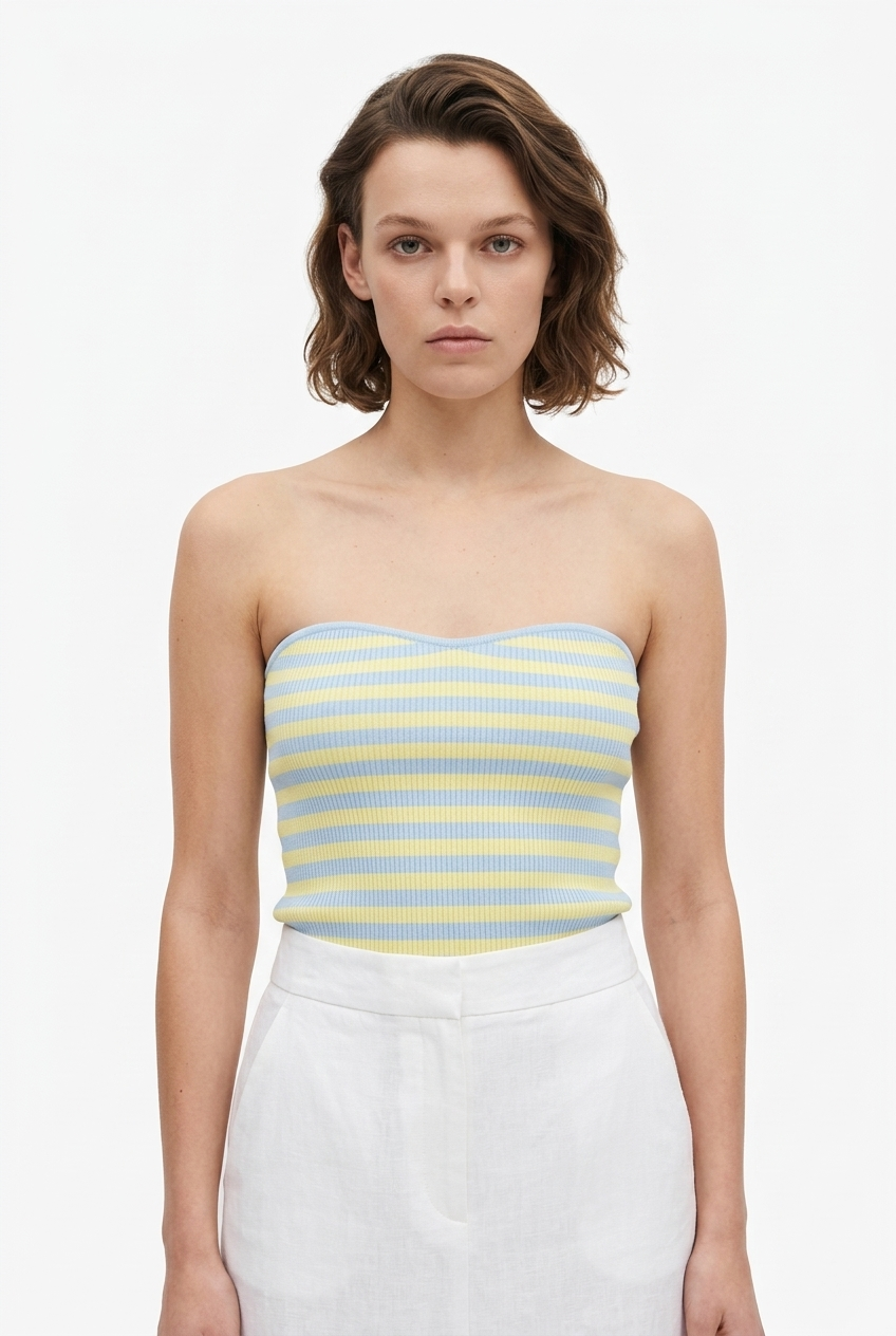 Céleste Stripe Top- Fascia a Righe