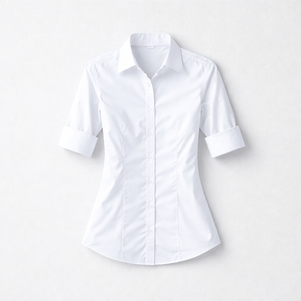 Azure Riviera – Slim Fit Cotton Shirt