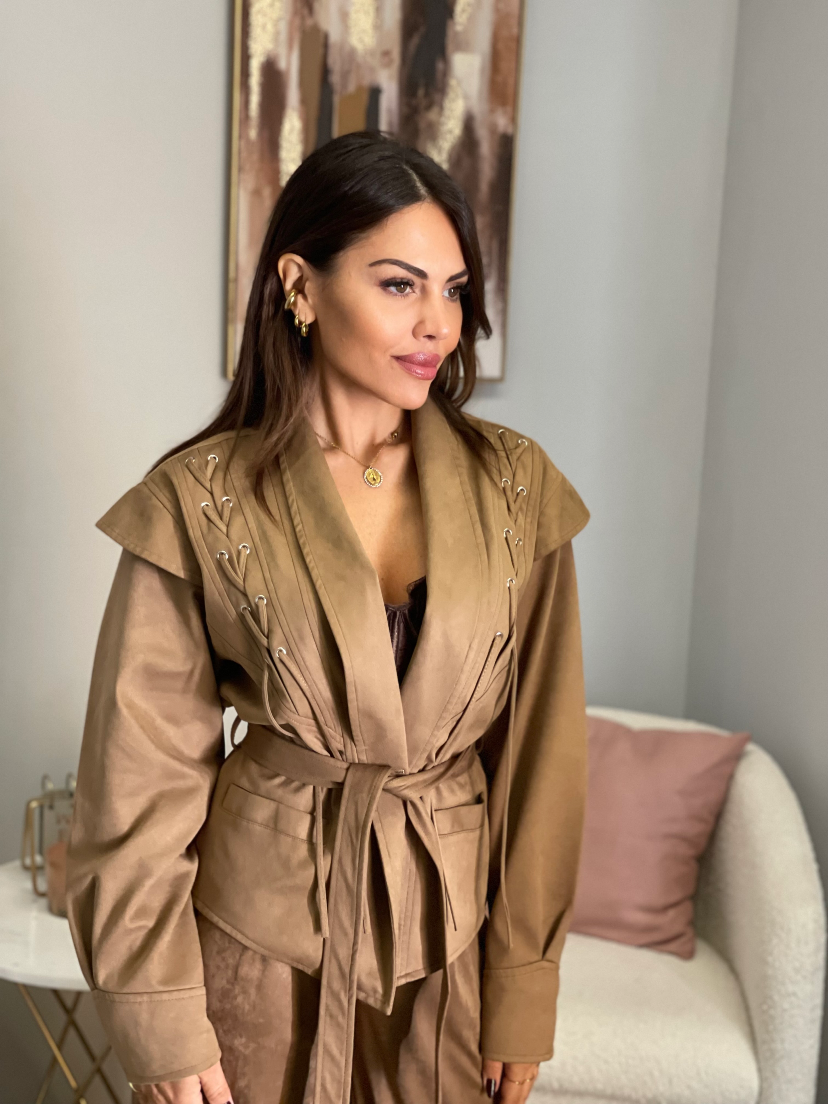 Blazer Alcantara Treccia